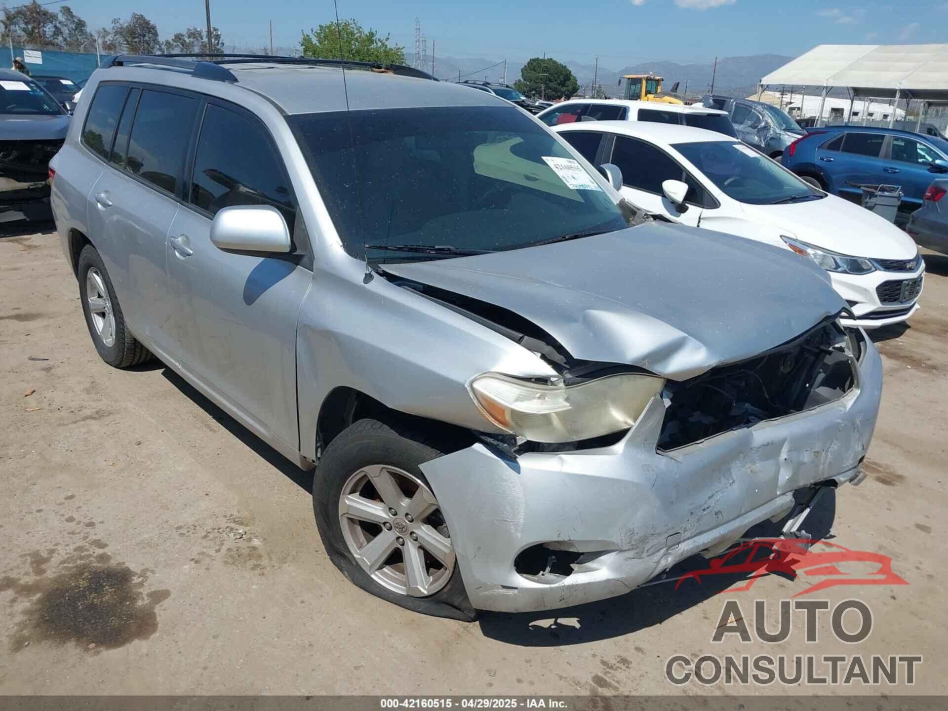 TOYOTA HIGHLANDER 2010 - 5TDZK3EH4AS005217