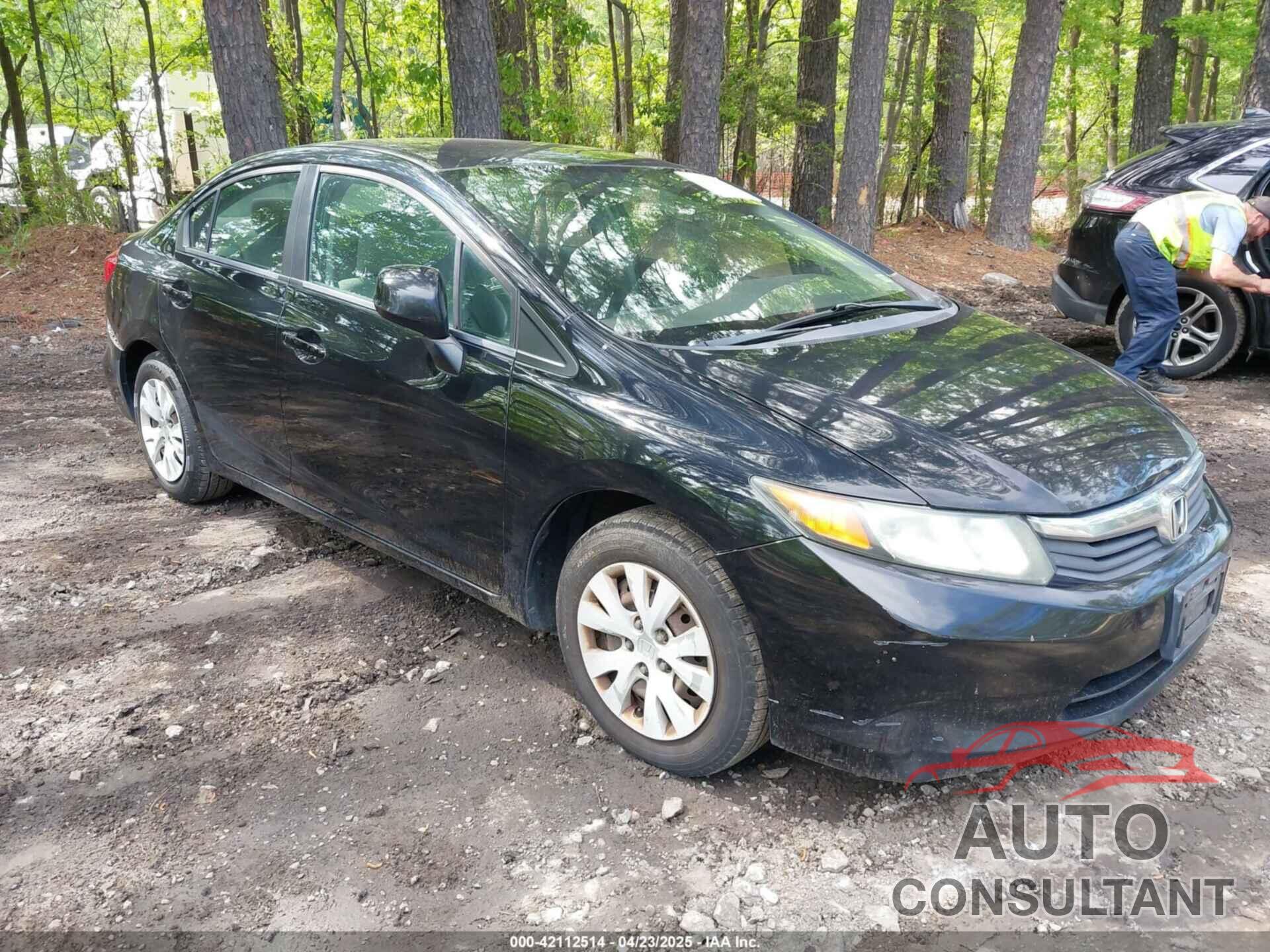 HONDA CIVIC 2012 - 19XFB2F57CE107822