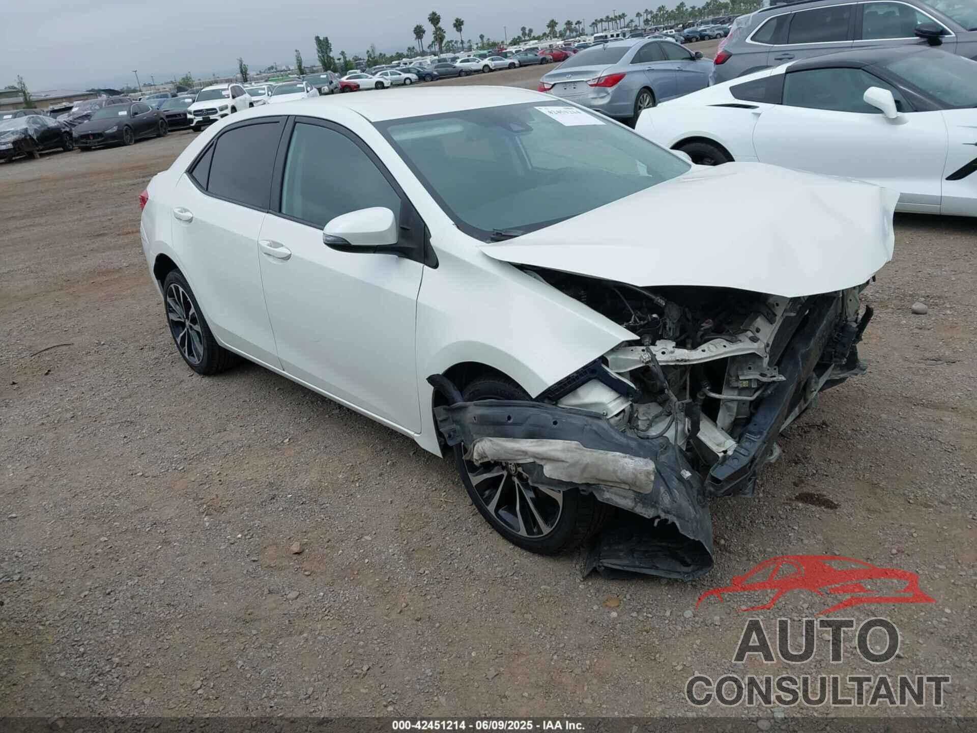 TOYOTA COROLLA 2019 - 5YFBURHE8KP863767