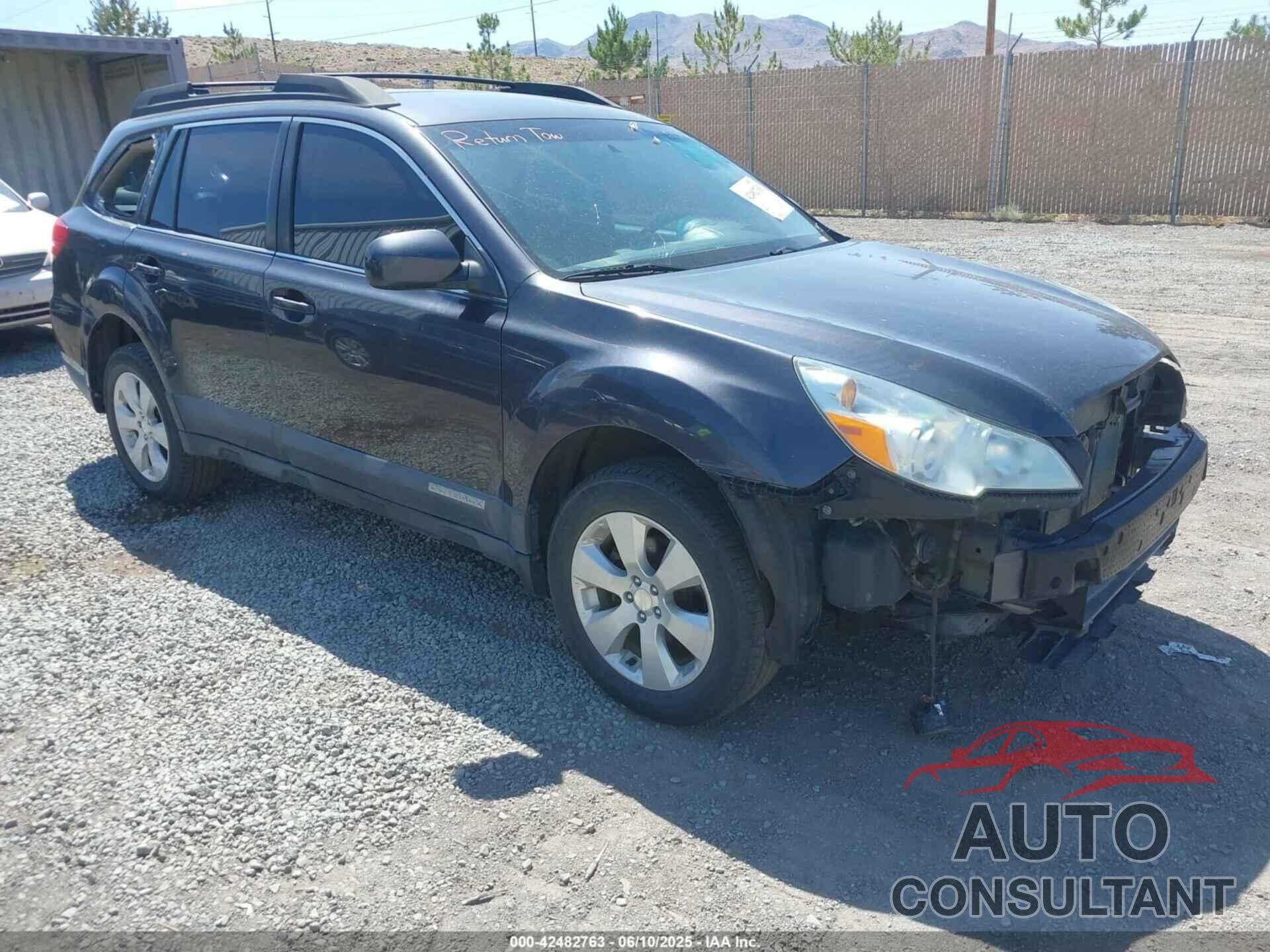 SUBARU OUTBACK 2012 - 4S4BRBAC5C3266972