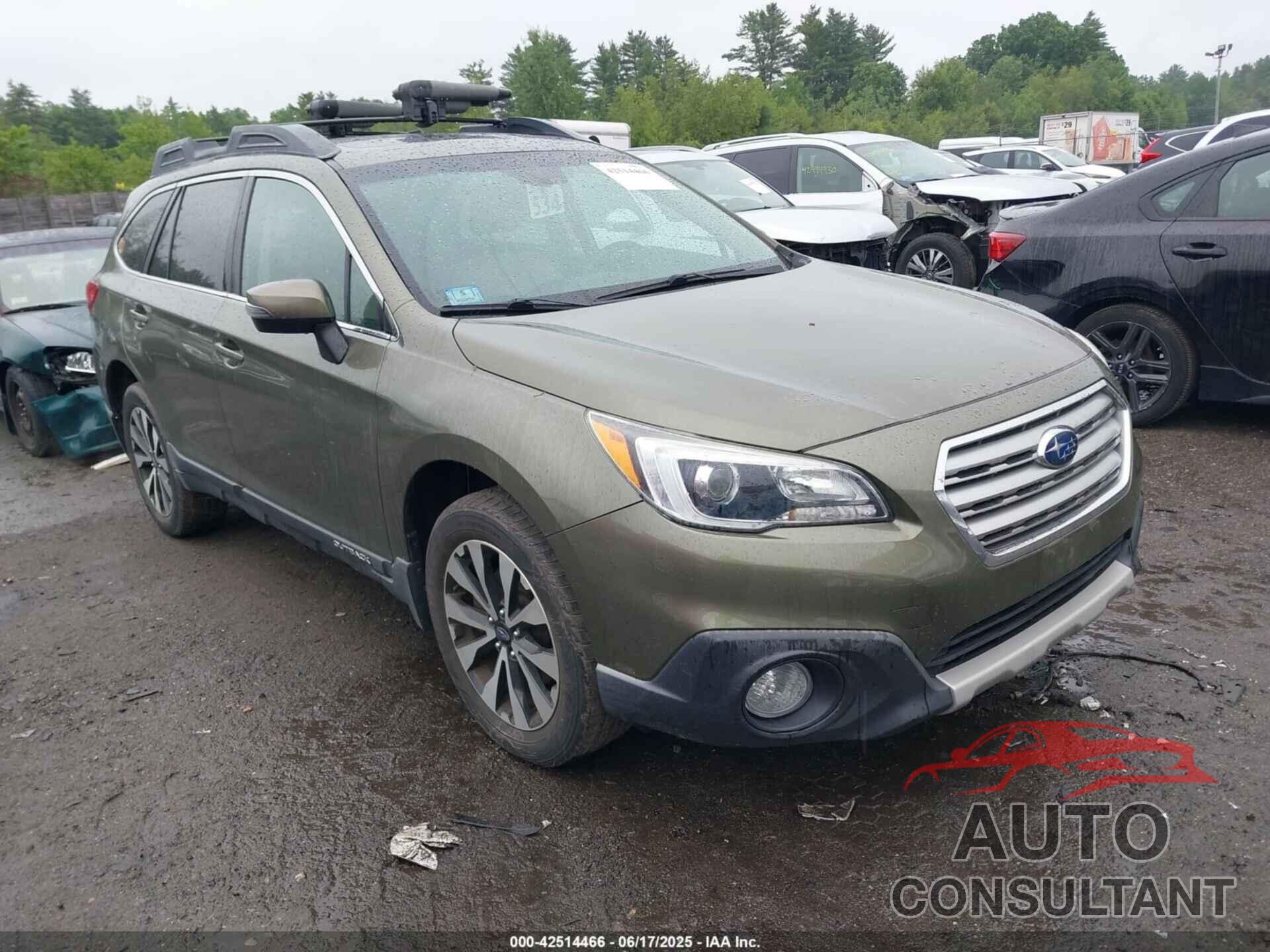SUBARU OUTBACK 2015 - 4S4BSENC6F3317707