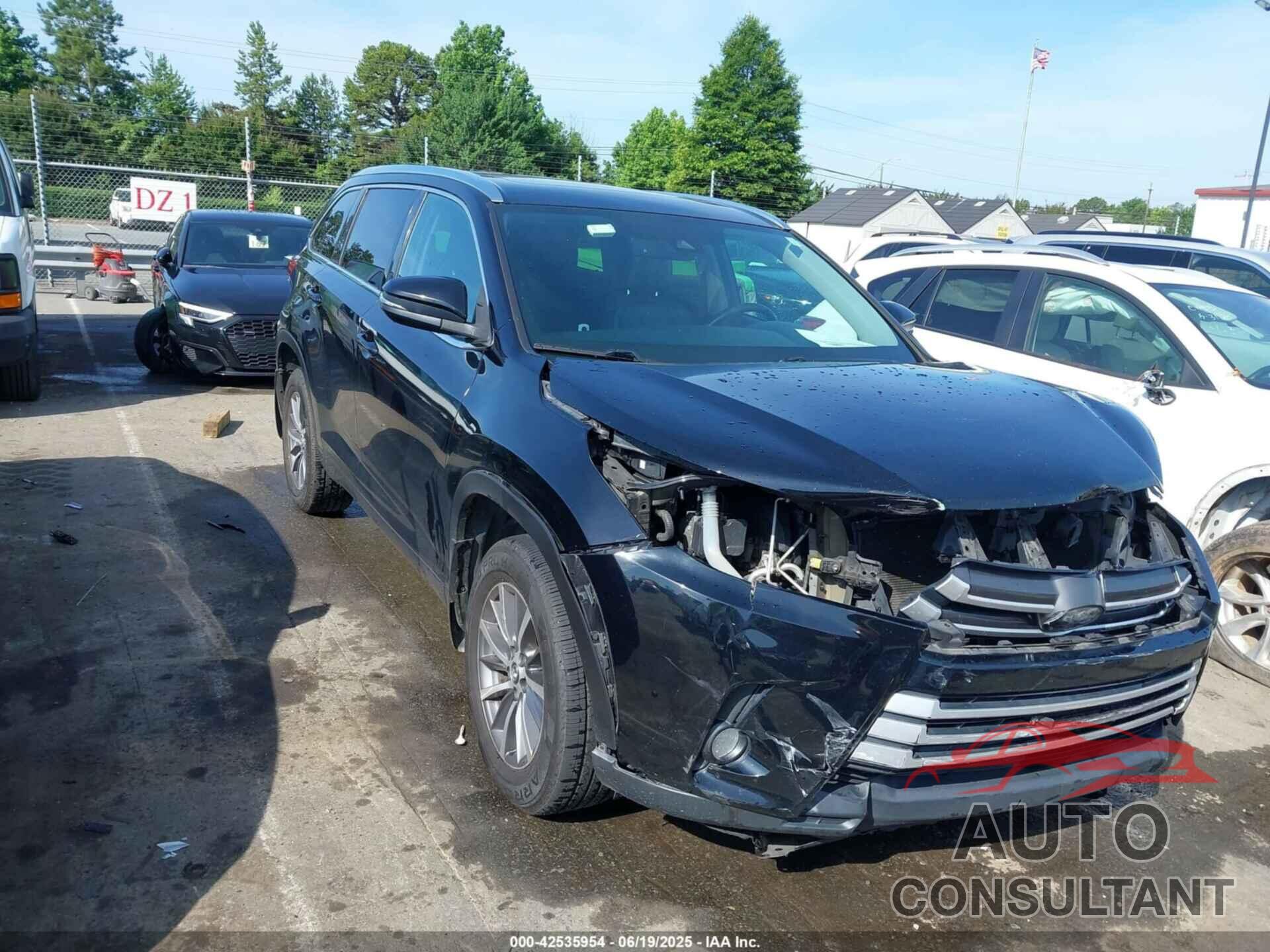 TOYOTA HIGHLANDER 2017 - 5TDJZRFH3HS417049