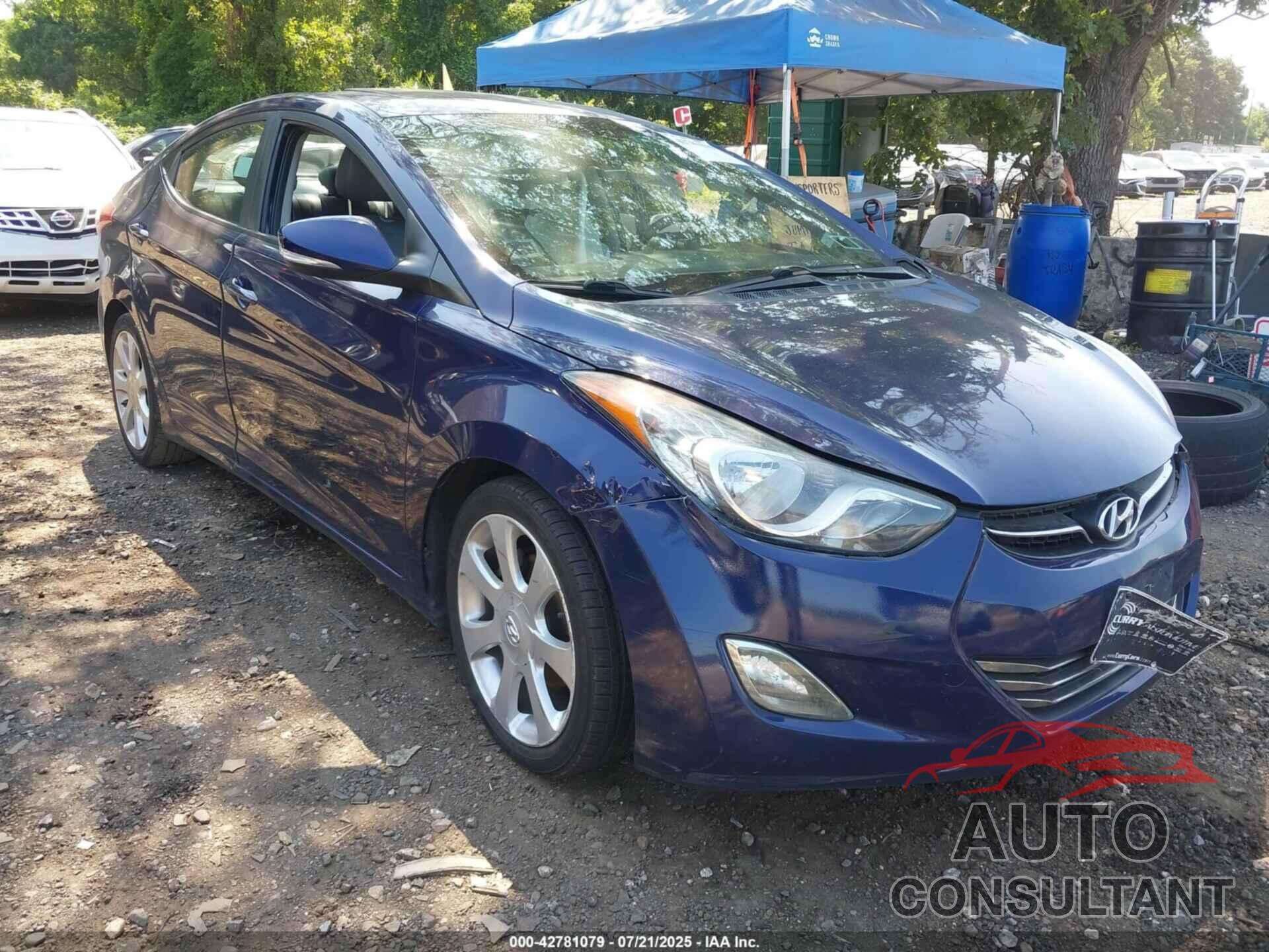 HYUNDAI ELANTRA 2012 - 5NPDH4AE1CH102605