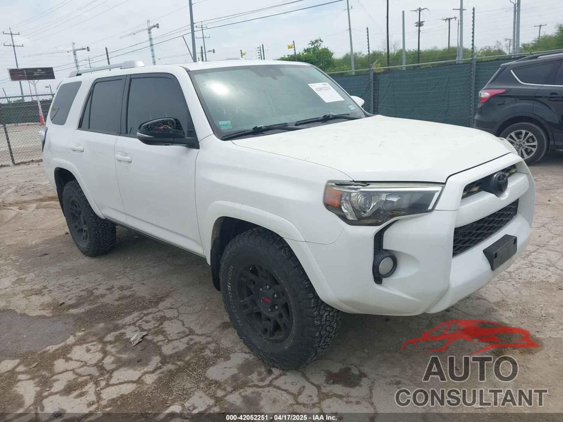 TOYOTA 4RUNNER 2018 - JTEZU5JR7J5168577