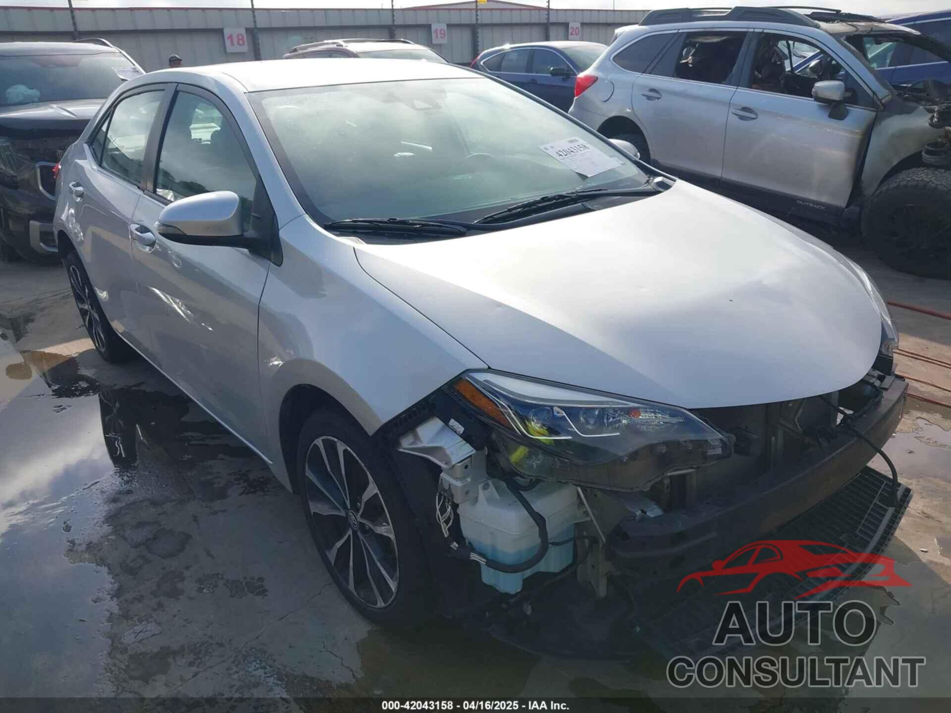 TOYOTA COROLLA 2017 - 5YFBURHE8HP613986