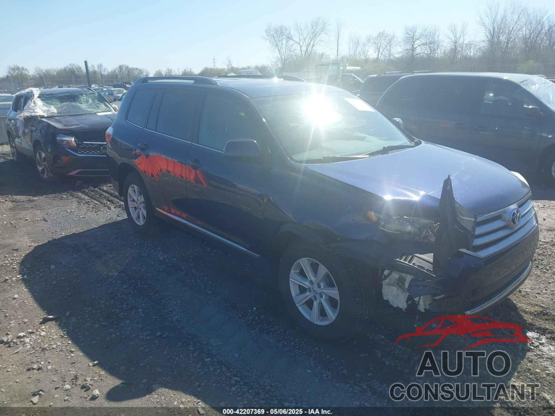 TOYOTA HIGHLANDER 2013 - 5TDBK3EH0DS263384