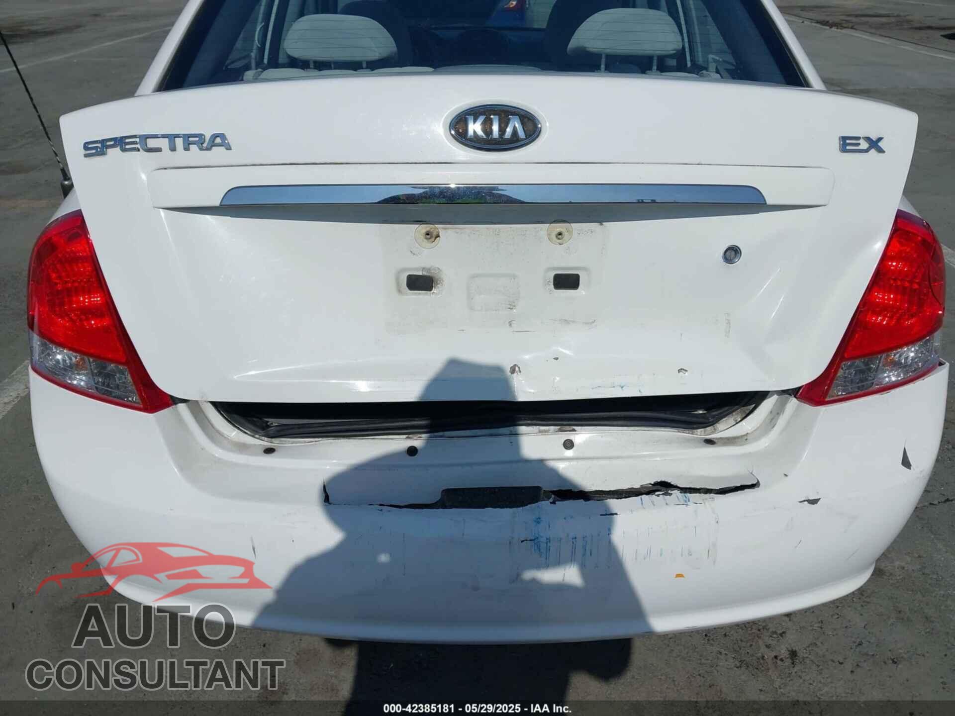 KIA SPECTRA 2009 - KNAFE222995623894
