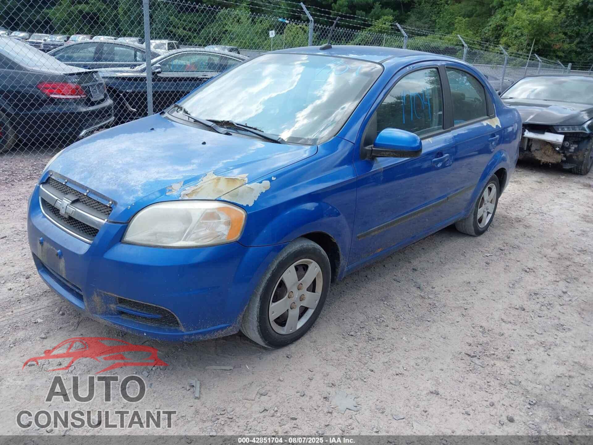 CHEVROLET AVEO 2010 - KL1TD5DE5AB048367
