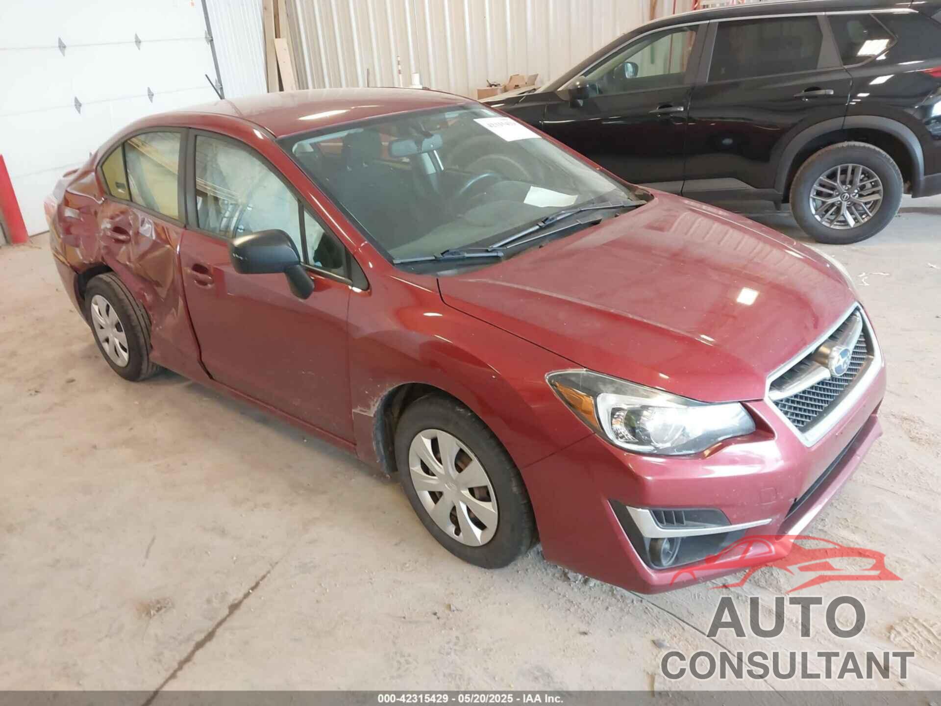 SUBARU IMPREZA 2016 - JF1GJAA69GH018681