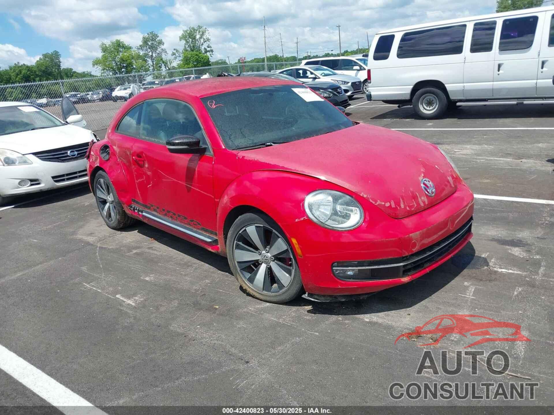 VOLKSWAGEN BEETLE 2012 - 3VWVA7AT8CM605905