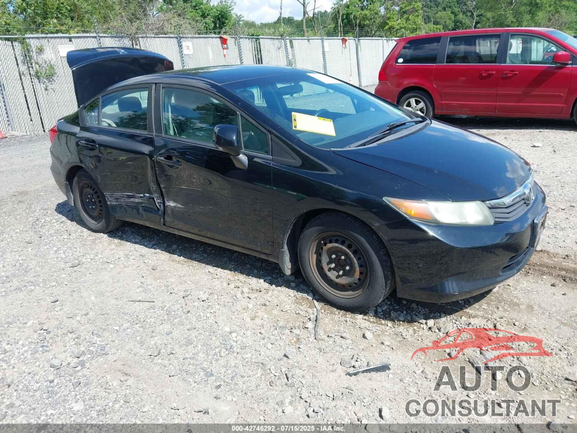 HONDA CIVIC 2012 - 19XFB2F53CE351404