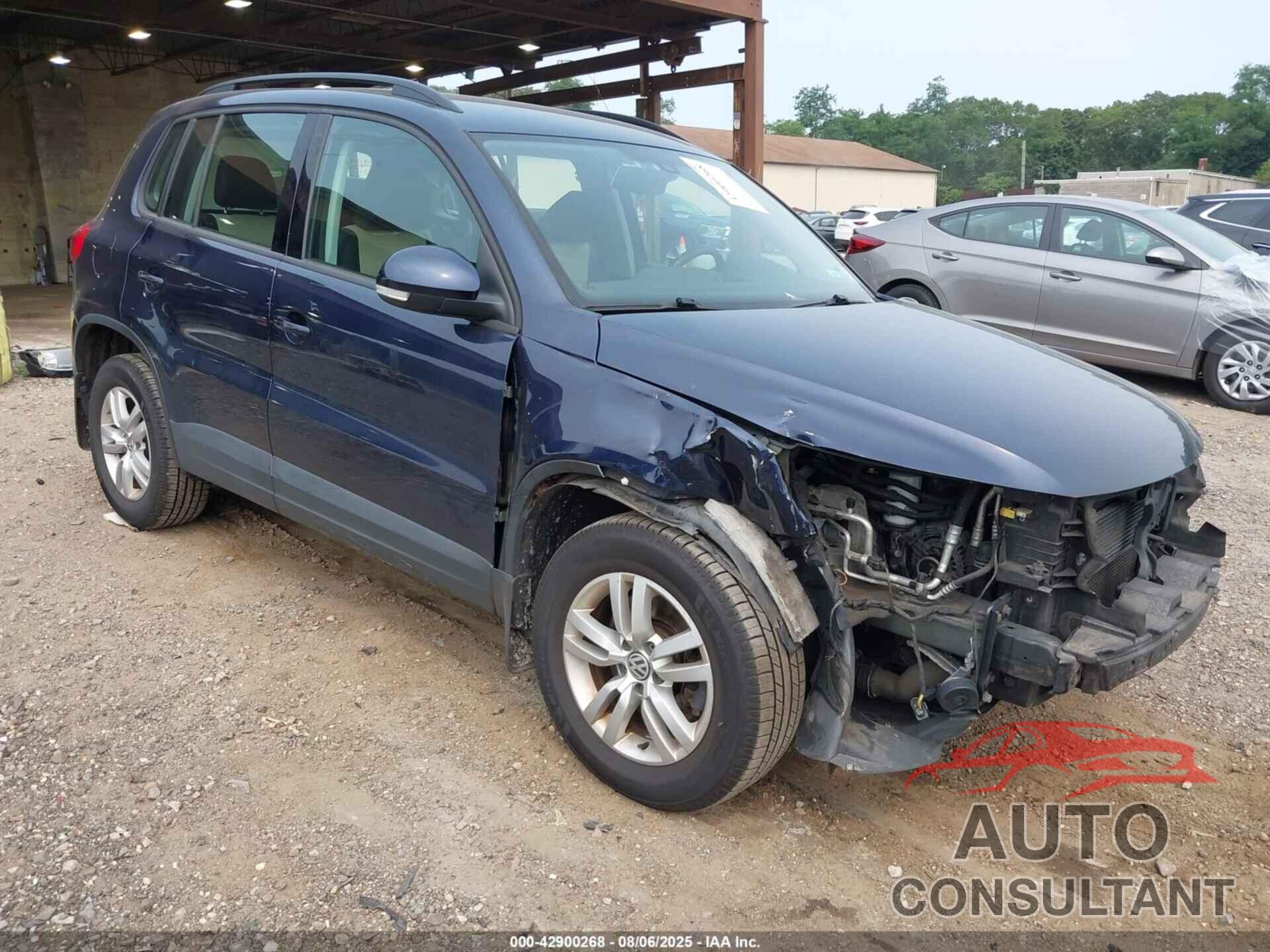 VOLKSWAGEN TIGUAN 2016 - WVGBV7AX6GW593865