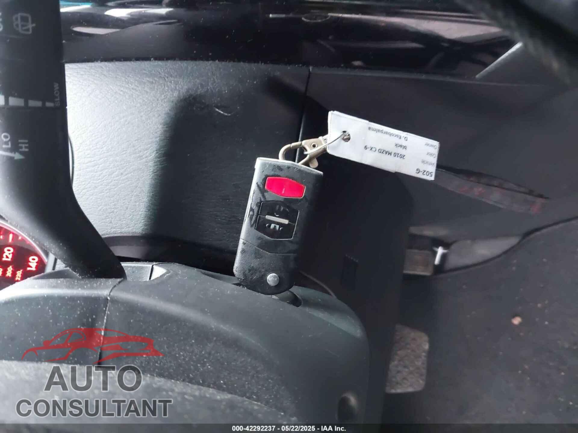 MAZDA CX-9 2010 - JM3TB2MV6A0218378