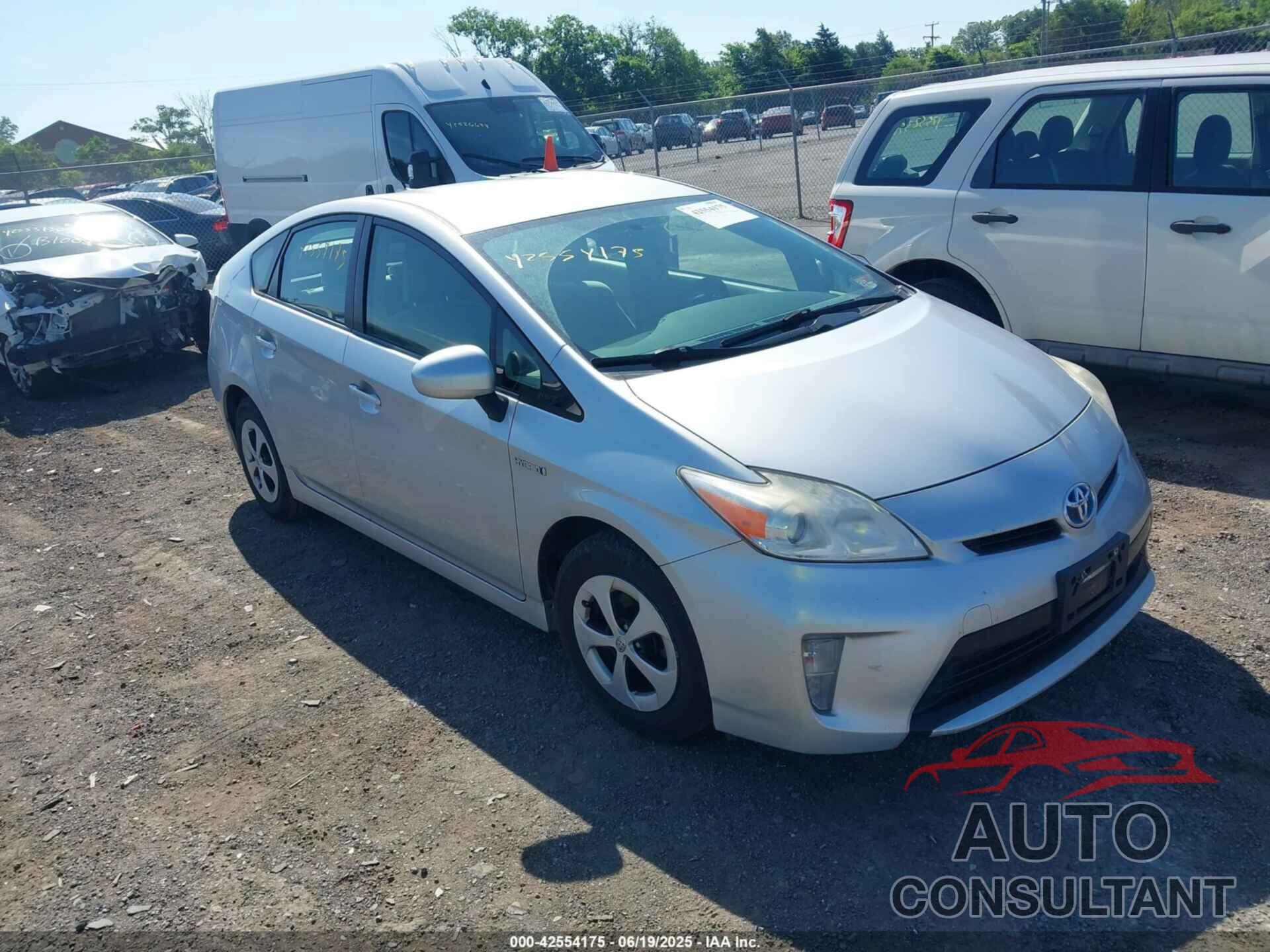 TOYOTA PRIUS 2013 - JTDKN3DU6D5606467