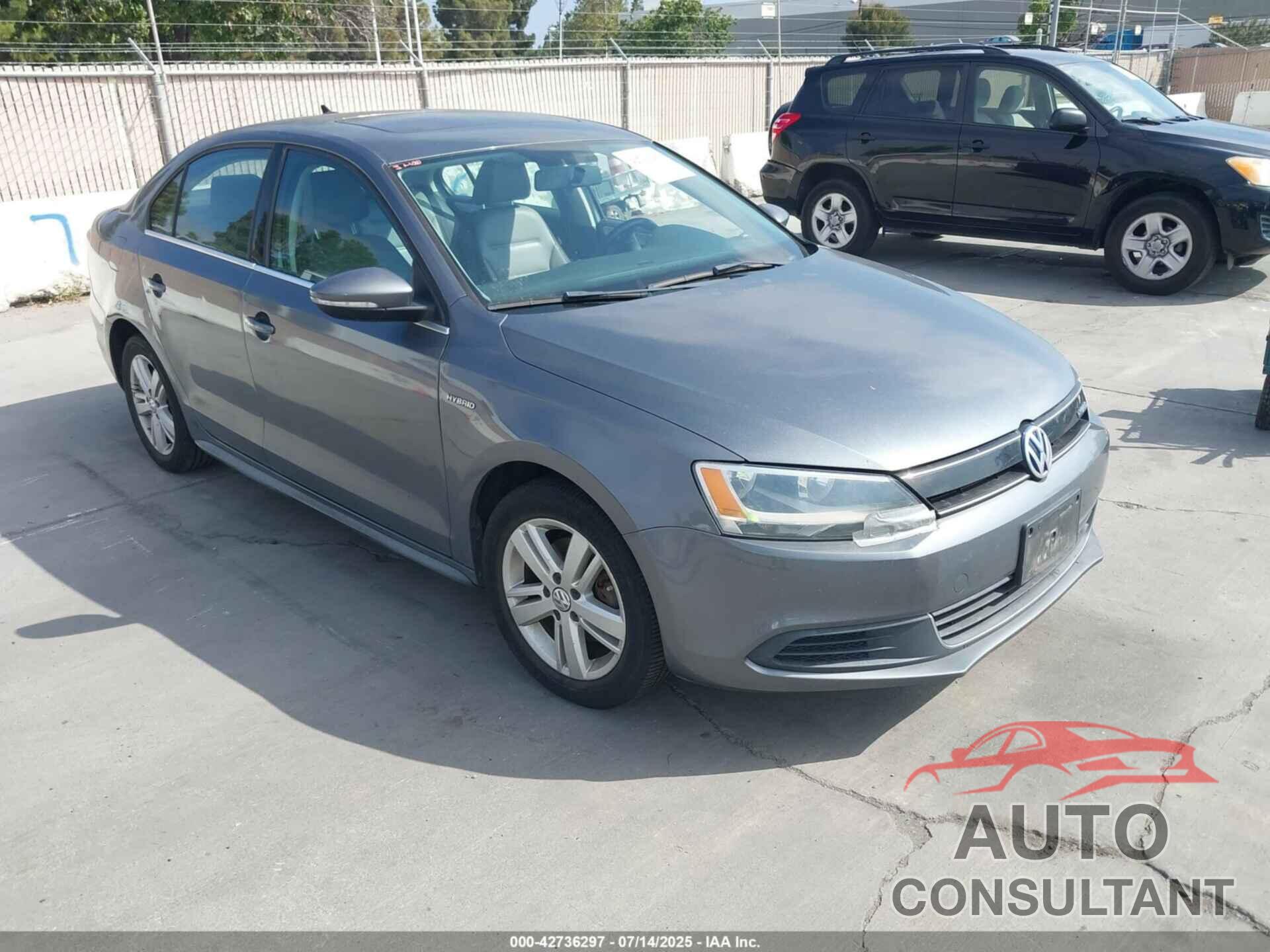 VOLKSWAGEN JETTA HYBRID 2013 - 3VW637AJ3DM305798
