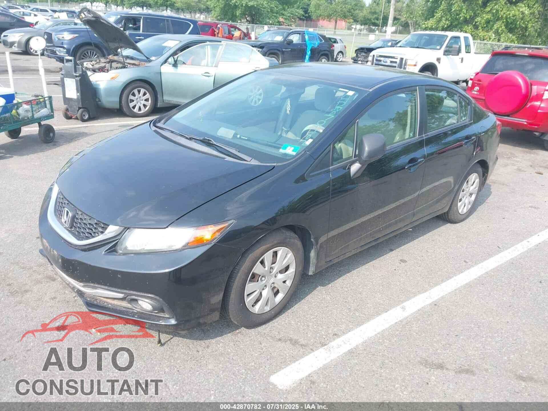 HONDA CIVIC 2012 - 19XFB2F59CE350001