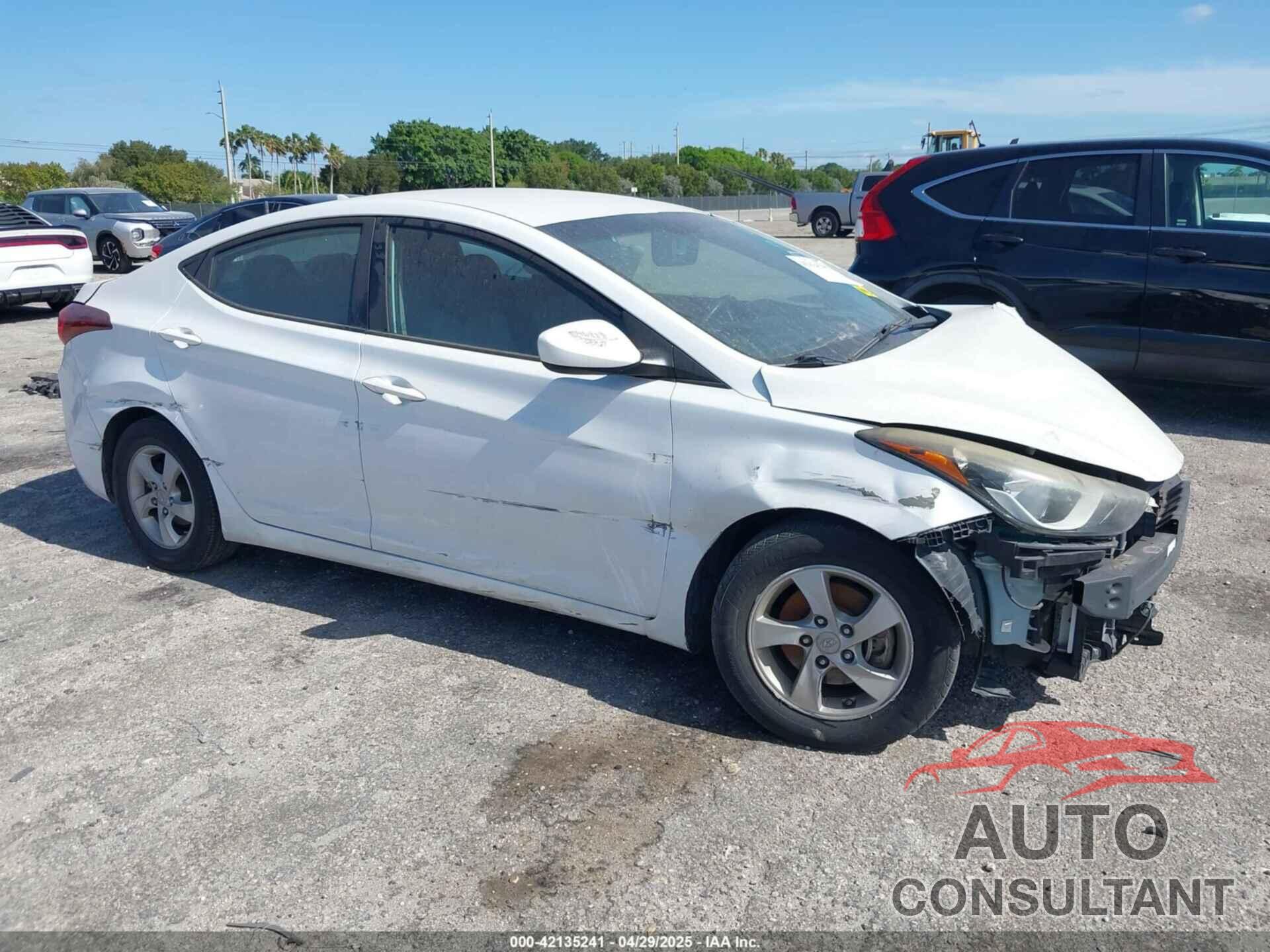 HYUNDAI ELANTRA 2015 - 5NPDH4AE6FH599820