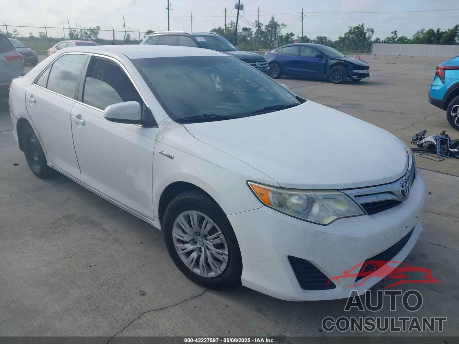 TOYOTA CAMRY HYBRID 2012 - 4T1BD1FK7CU041228