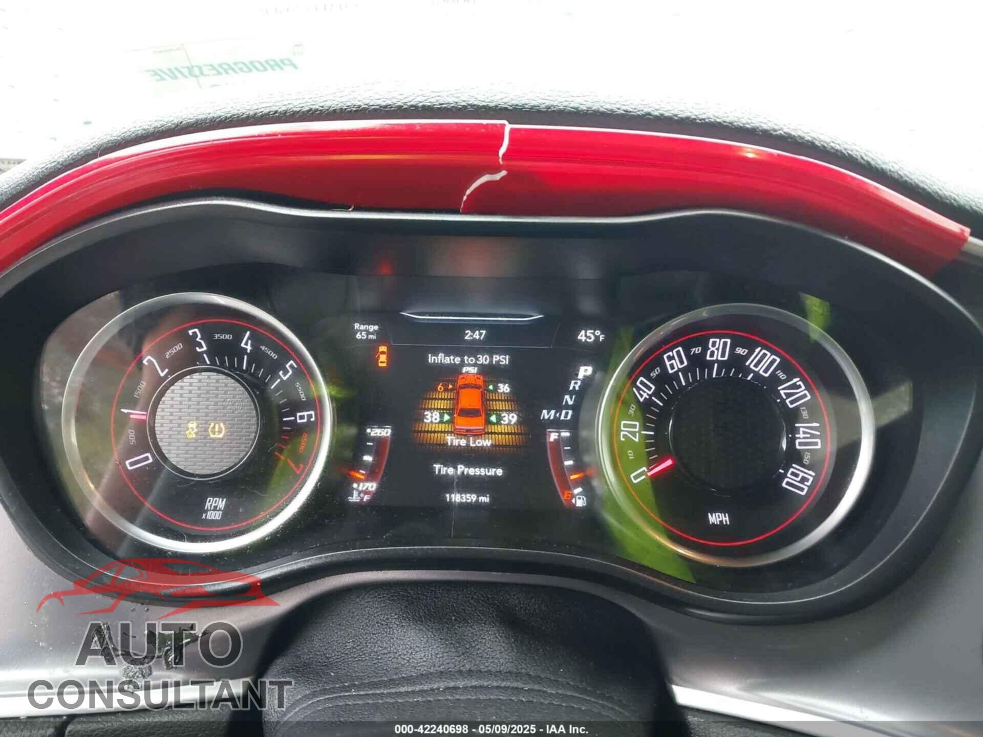 DODGE CHALLENGER 2019 - 2C3CDZGG9KH717332