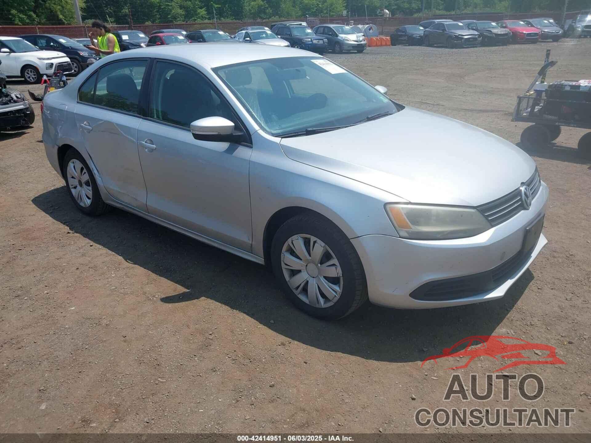 VOLKSWAGEN JETTA 2012 - 3VWDP7AJ5CM309927
