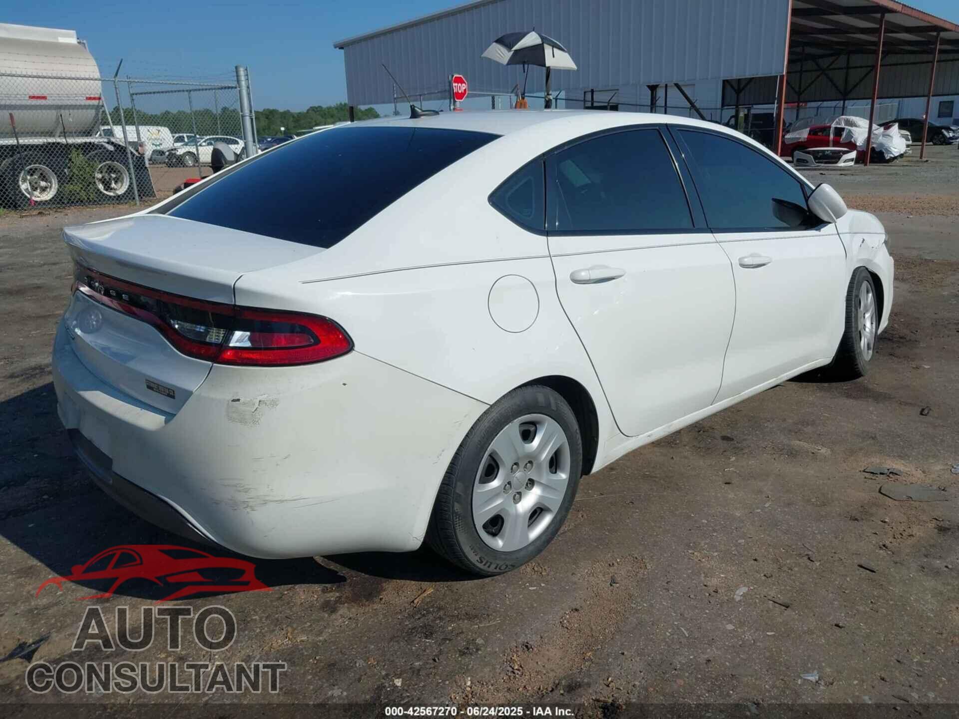 DODGE DART 2016 - 1C3CDFAA7GD684645