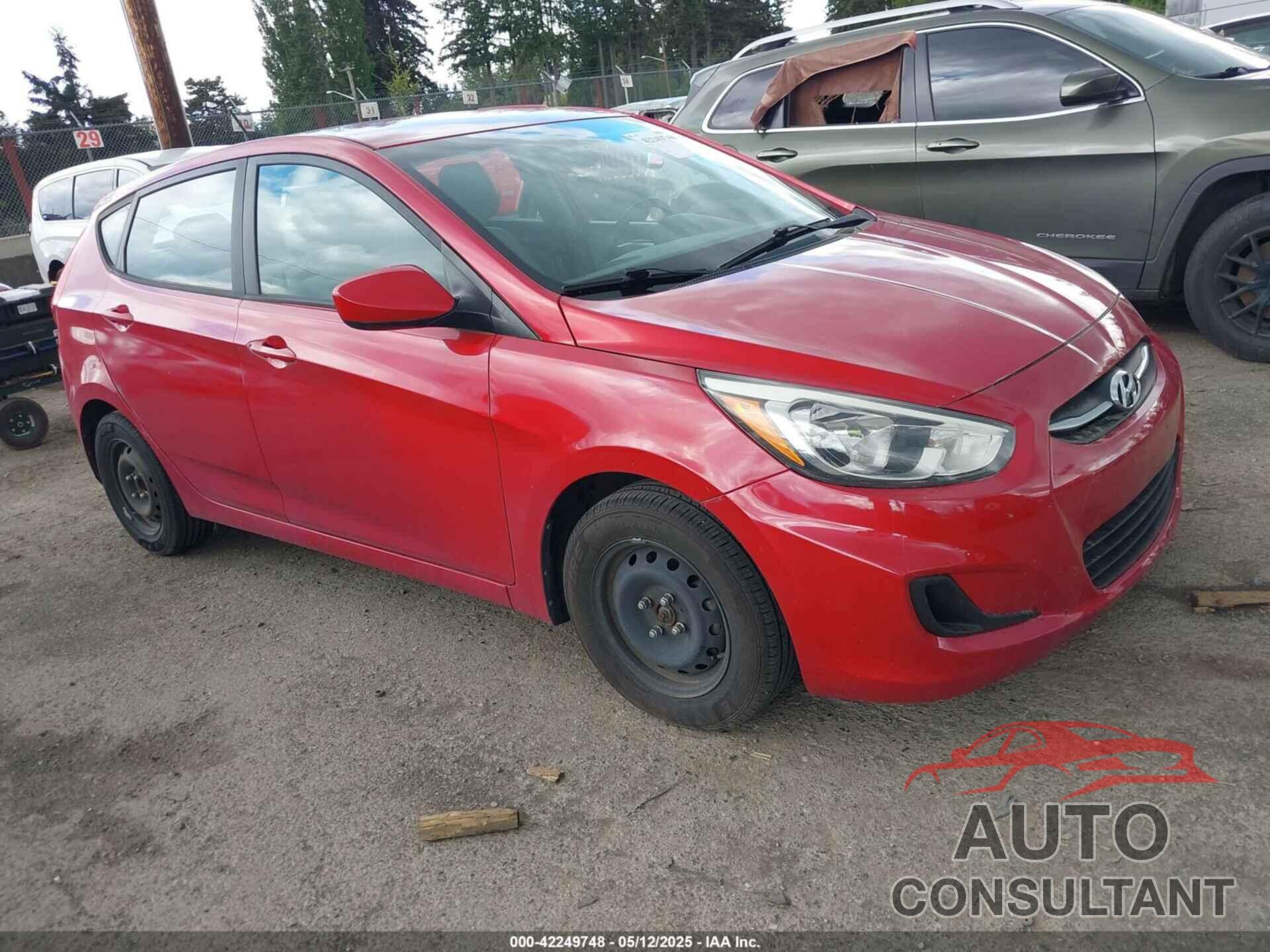 HYUNDAI ACCENT 2015 - KMHCT5AE5FU225135
