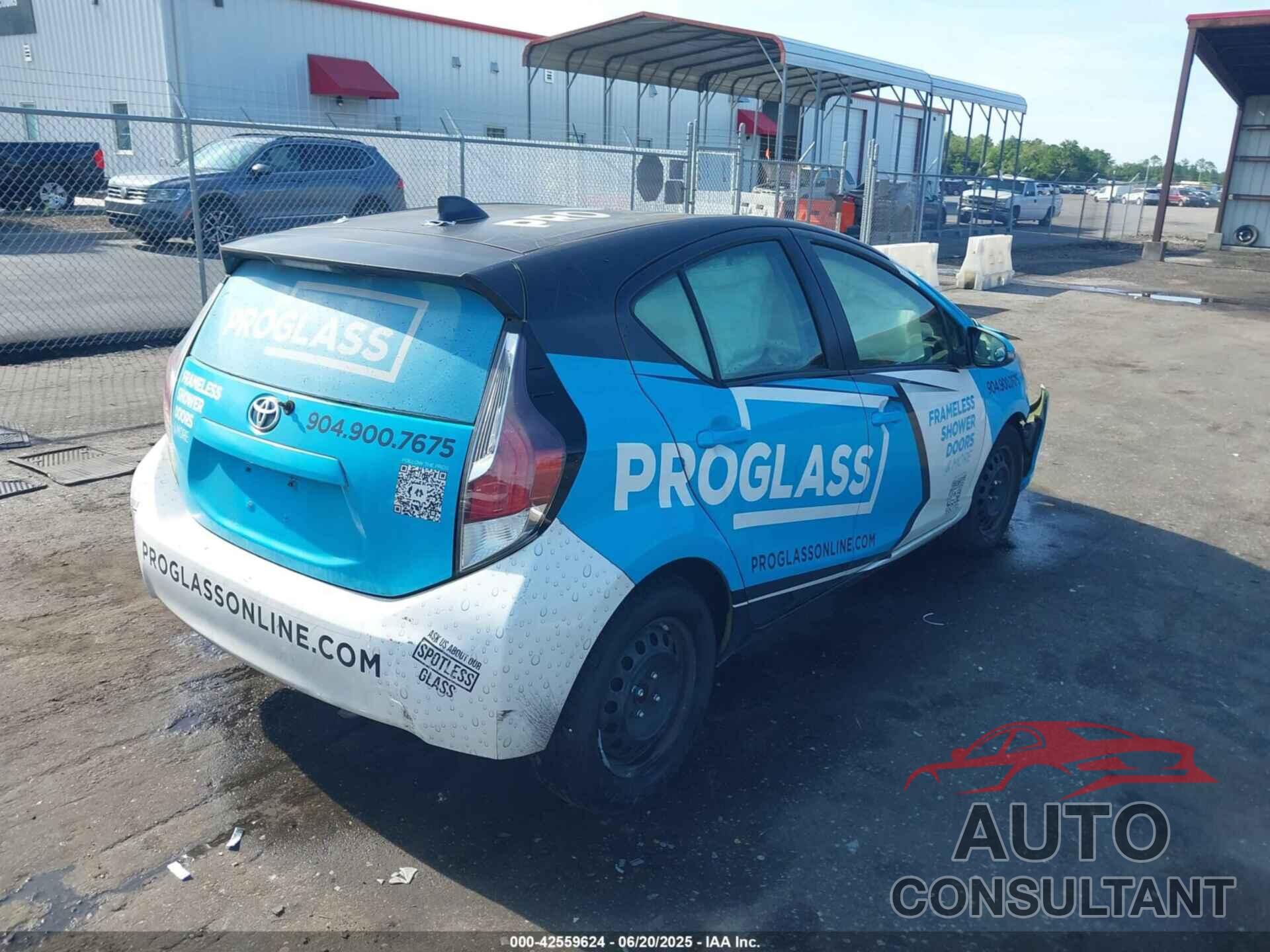 TOYOTA PRIUS C 2016 - JTDKDTB37G1135616