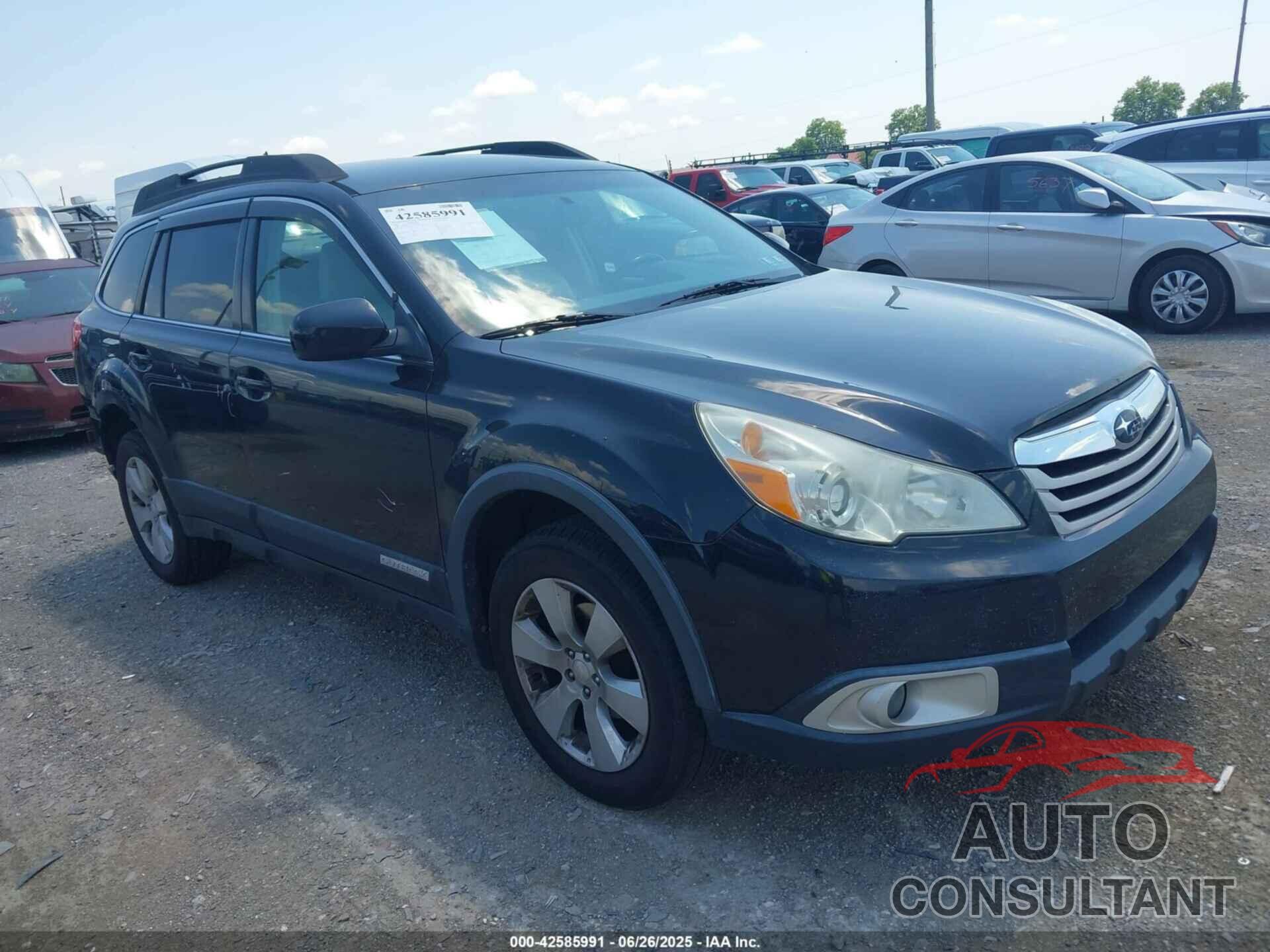 SUBARU OUTBACK 2012 - 4S4BRBCC9C3235012