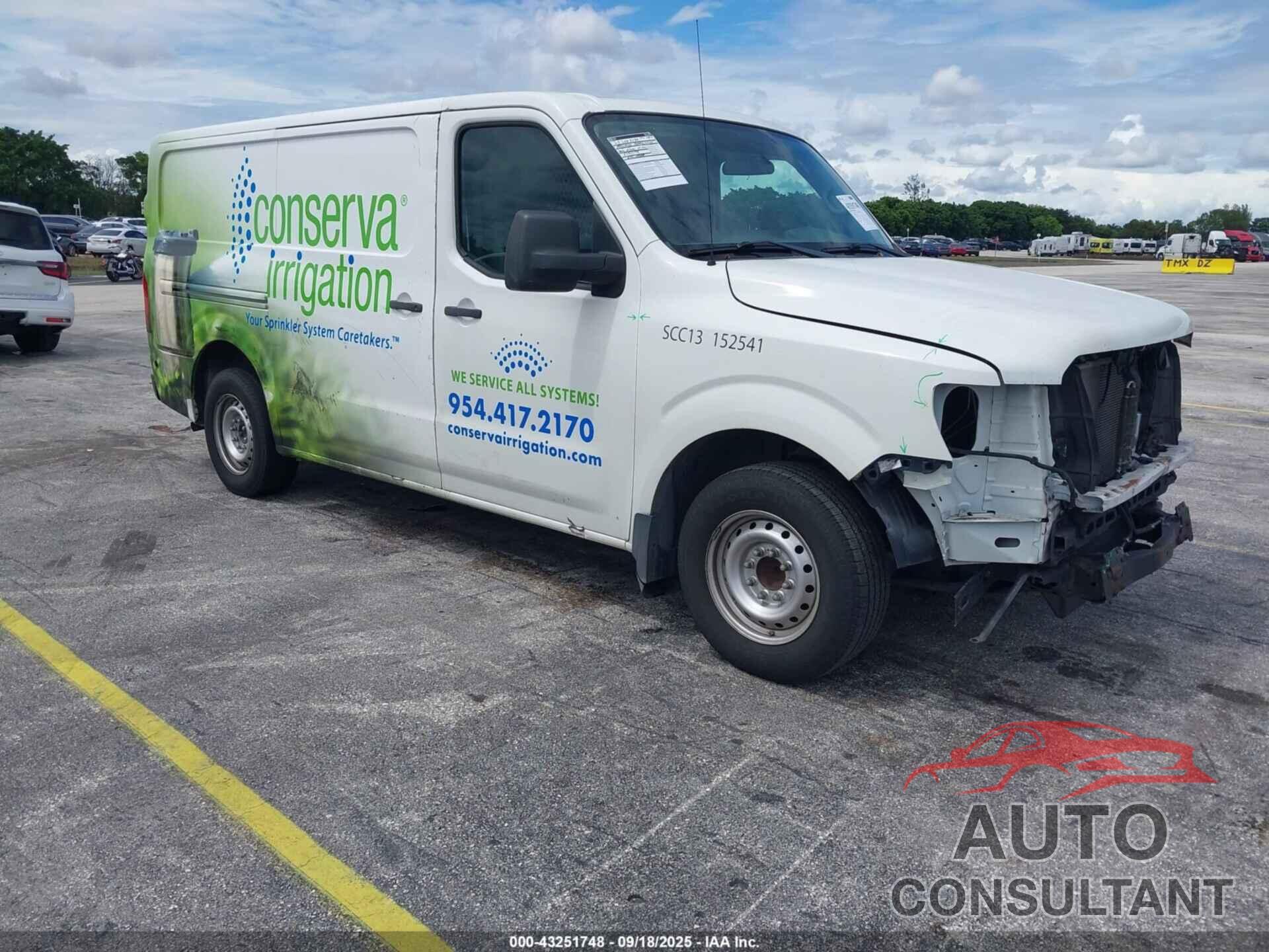 NISSAN NV CARGO NV1500 2016 - 1N6BF0KM3GN807971
