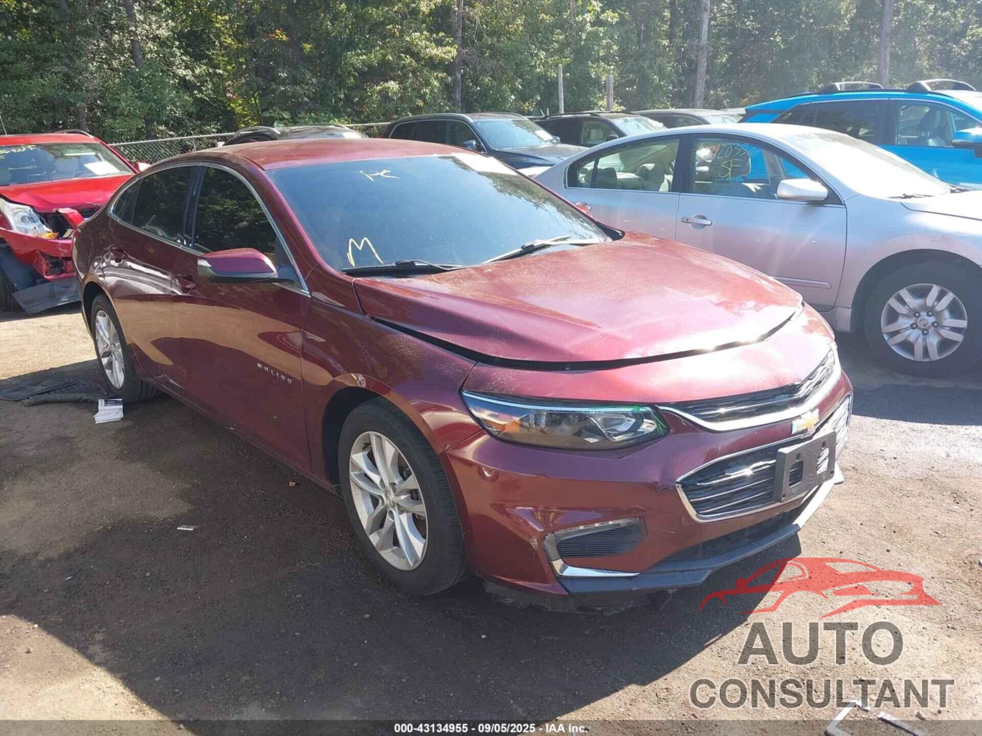 CHEVROLET MALIBU 2016 - 1G1ZE5ST5GF319732