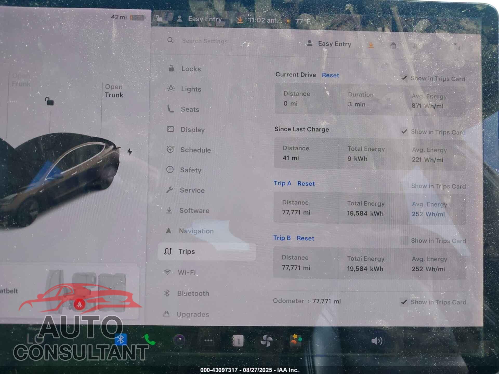 TESLA MODEL 3 2020 - 5YJ3E1EB9LF717436