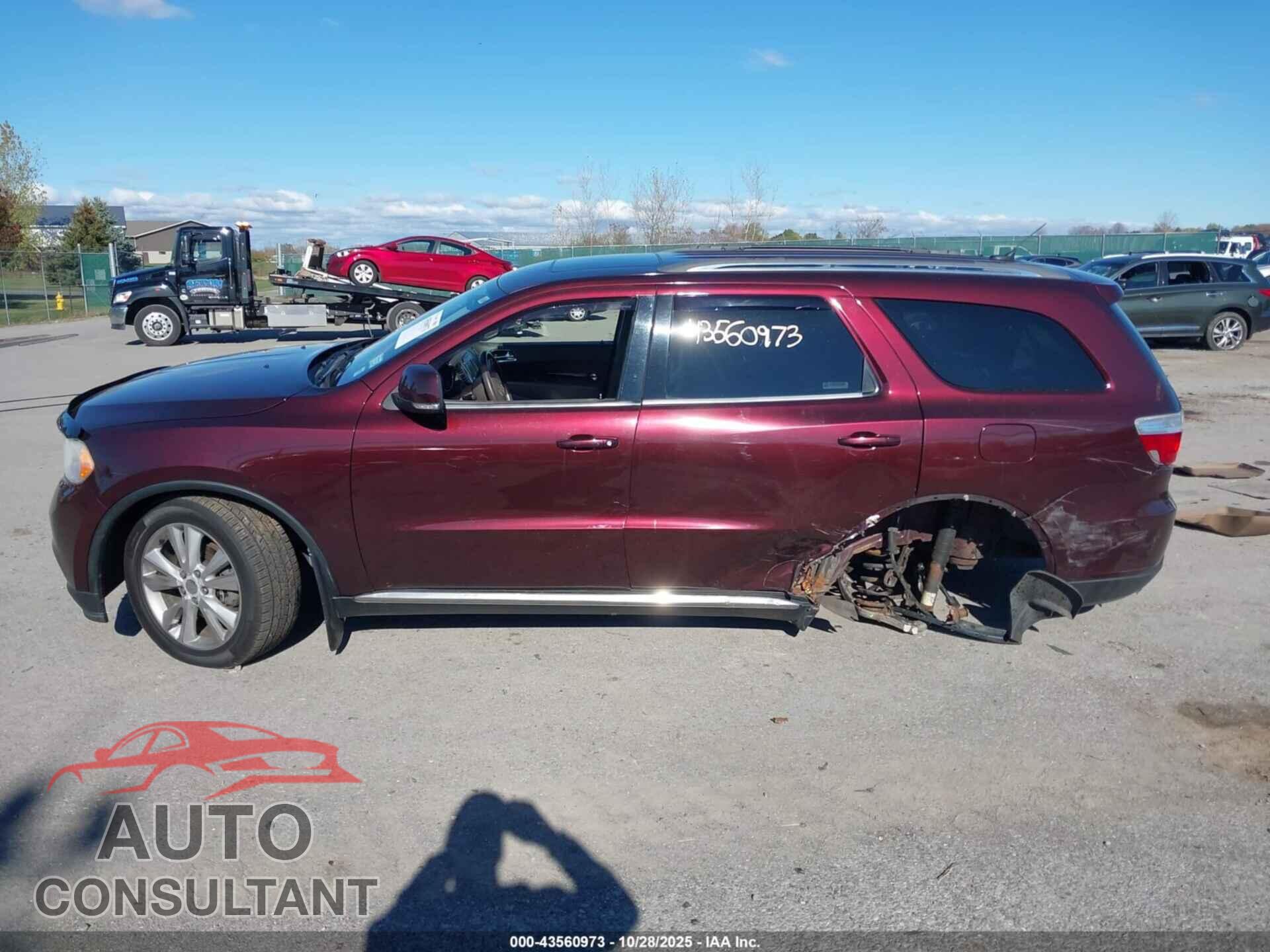 DODGE DURANGO 2012 - 1C4RDJDG2CC358647