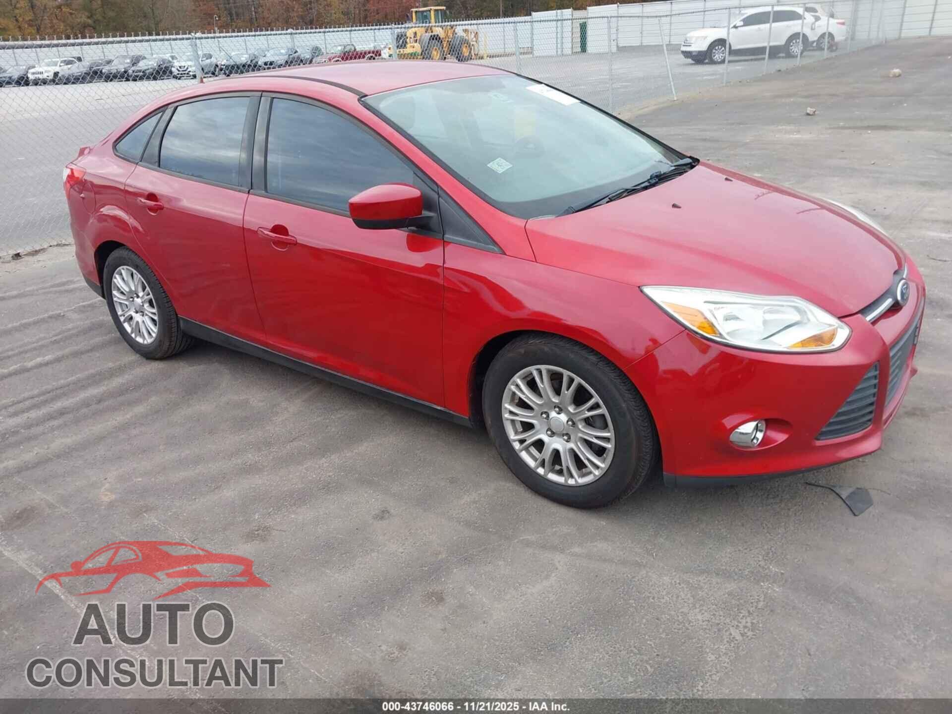 FORD FOCUS 2012 - 1FAHP3F2XCL246331