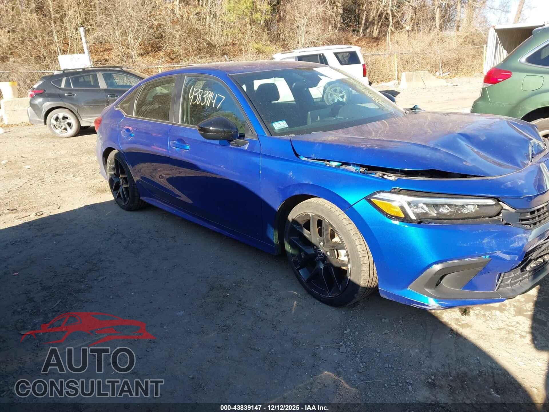 HONDA CIVIC 2023 - 2HGFE2F53PH525538