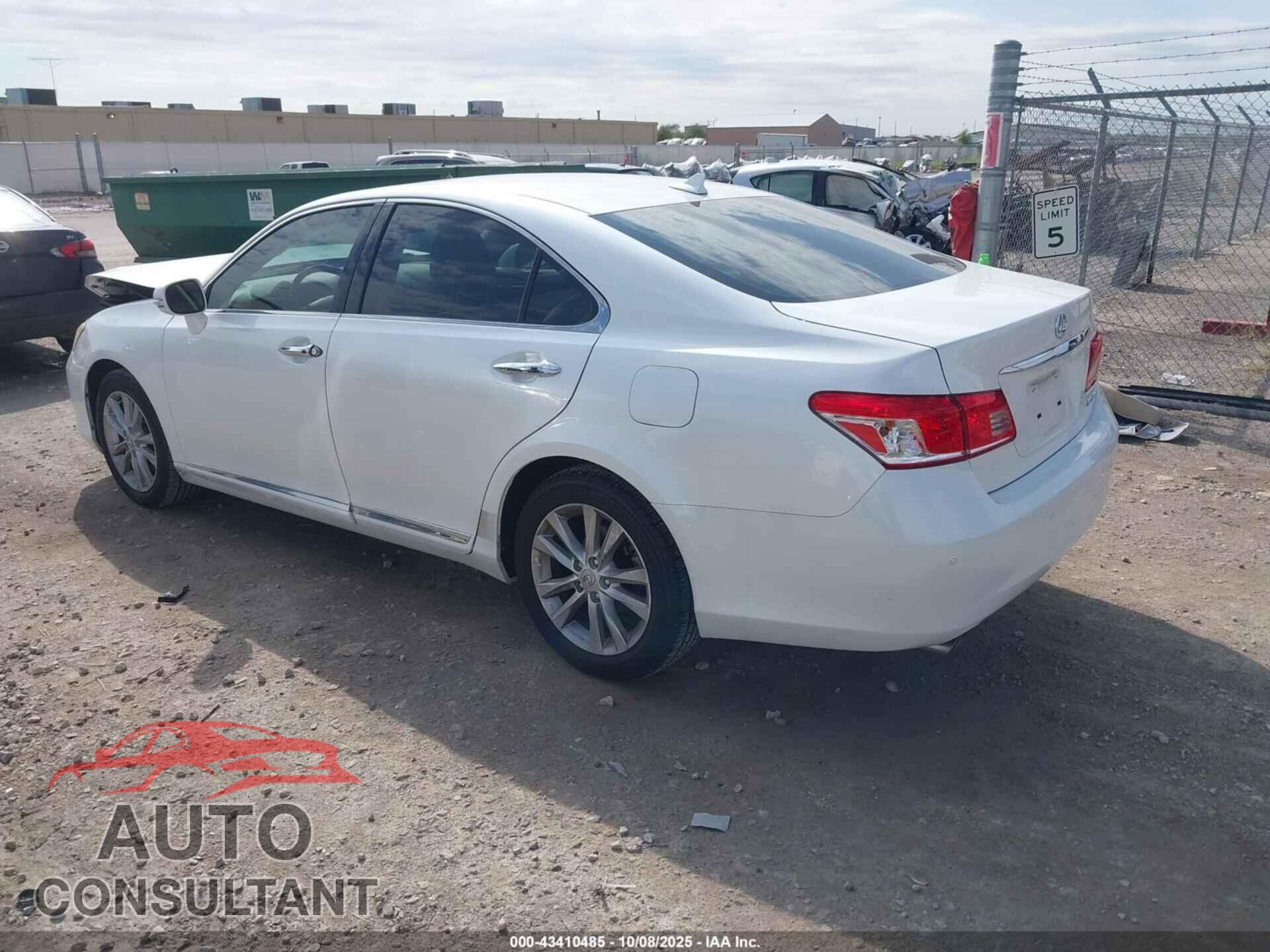 LEXUS ES 350 2011 - JTHBK1EG2B2425353