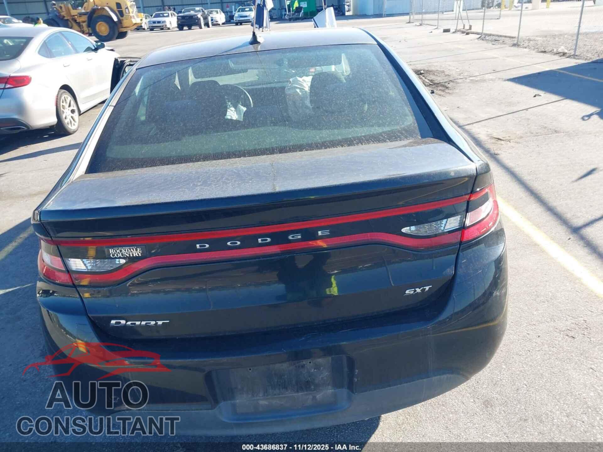 DODGE DART 2015 - 1C3CDFBB7FD315015