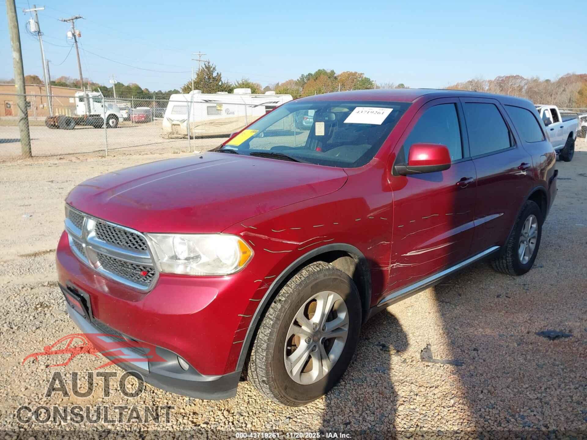 DODGE DURANGO 2013 - 1C4RDHAG4DC662156