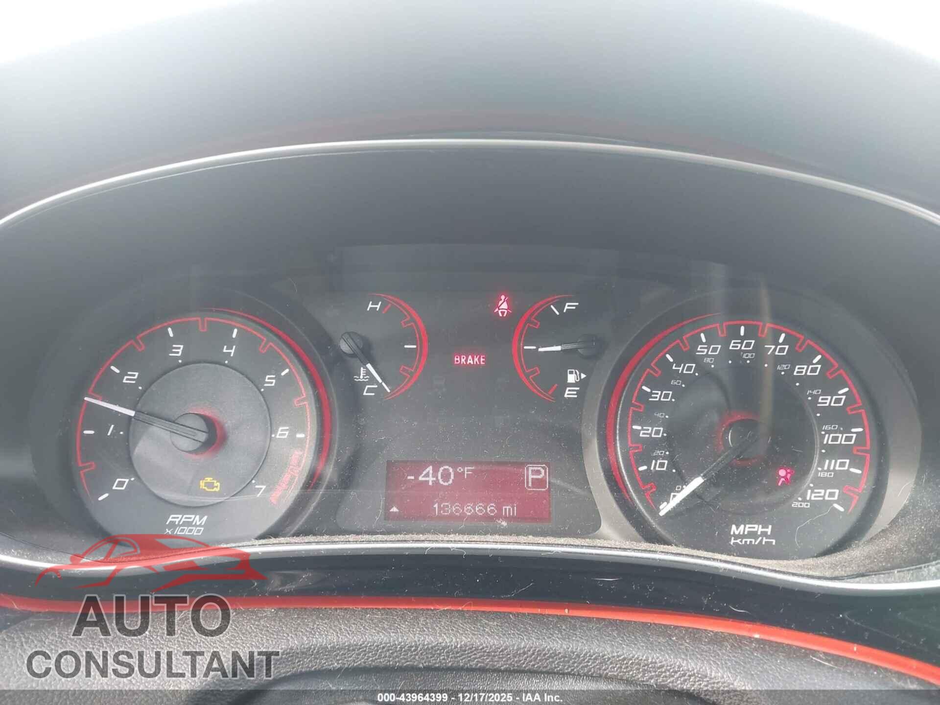 DODGE DART 2015 - 1C3CDFBB6FD102167