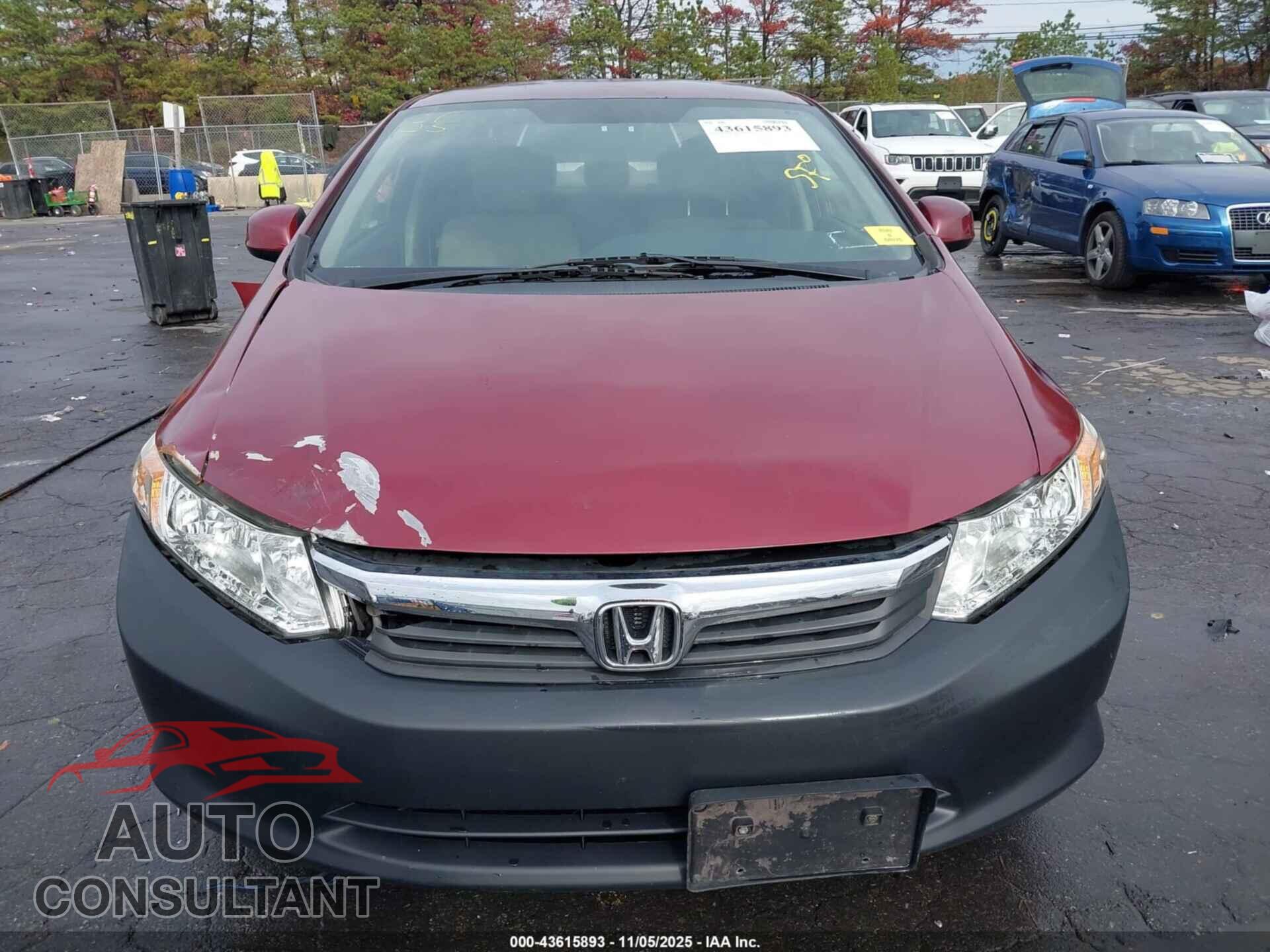 HONDA CIVIC 2012 - JHMFB2F57CS003049