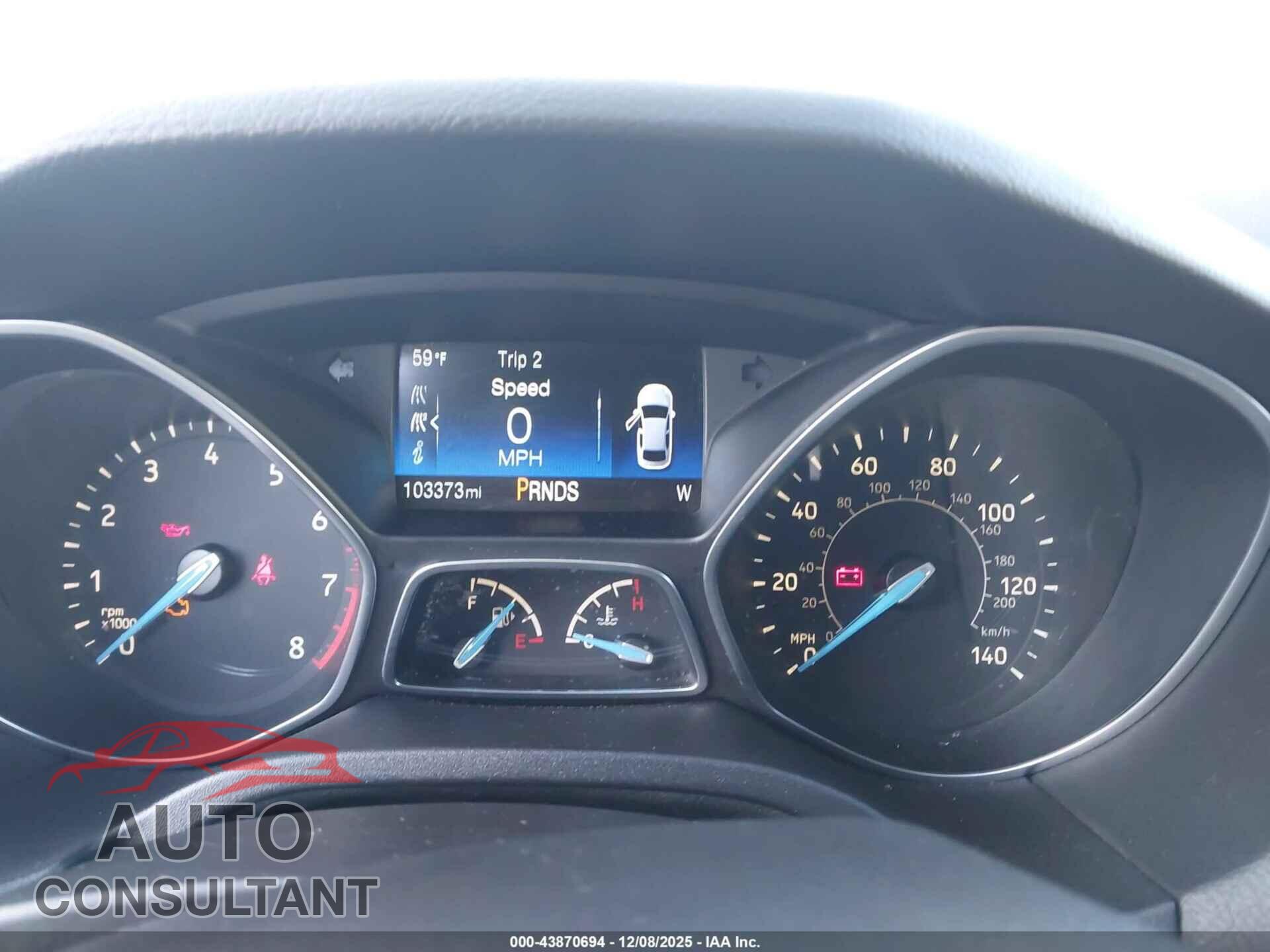FORD FOCUS 2016 - 1FADP3F24GL210817