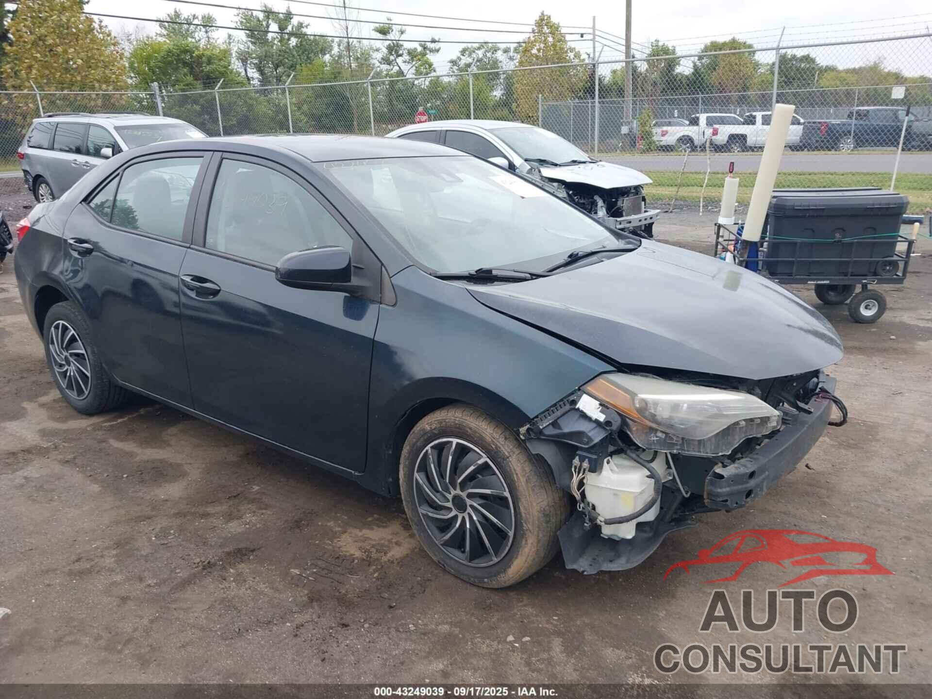 TOYOTA COROLLA 2017 - 2T1BURHE7HC773924