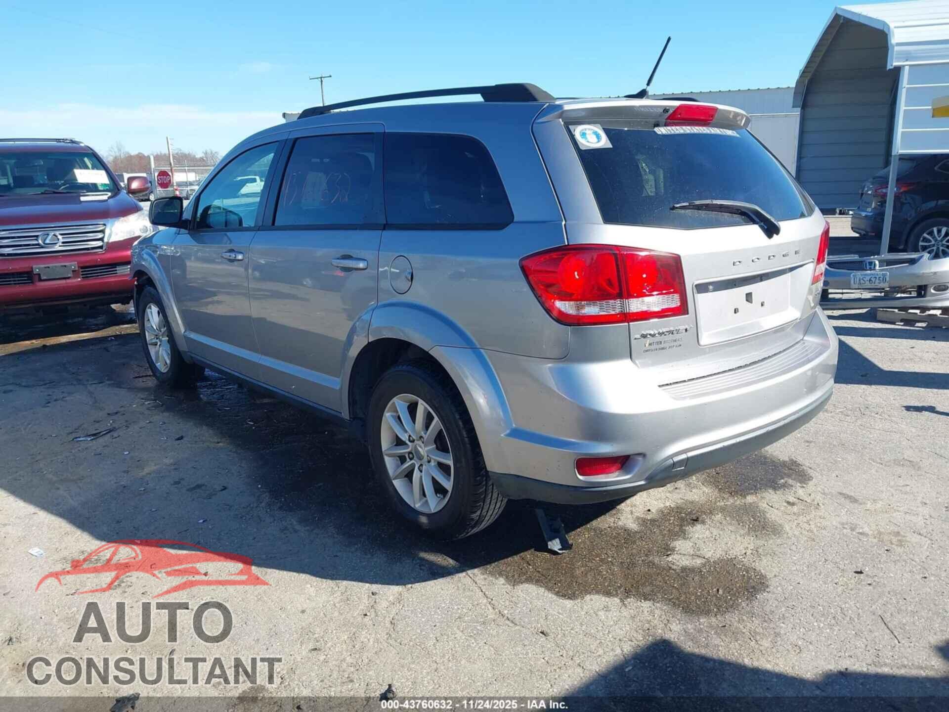 DODGE JOURNEY 2016 - 3C4PDCBB5GT177997