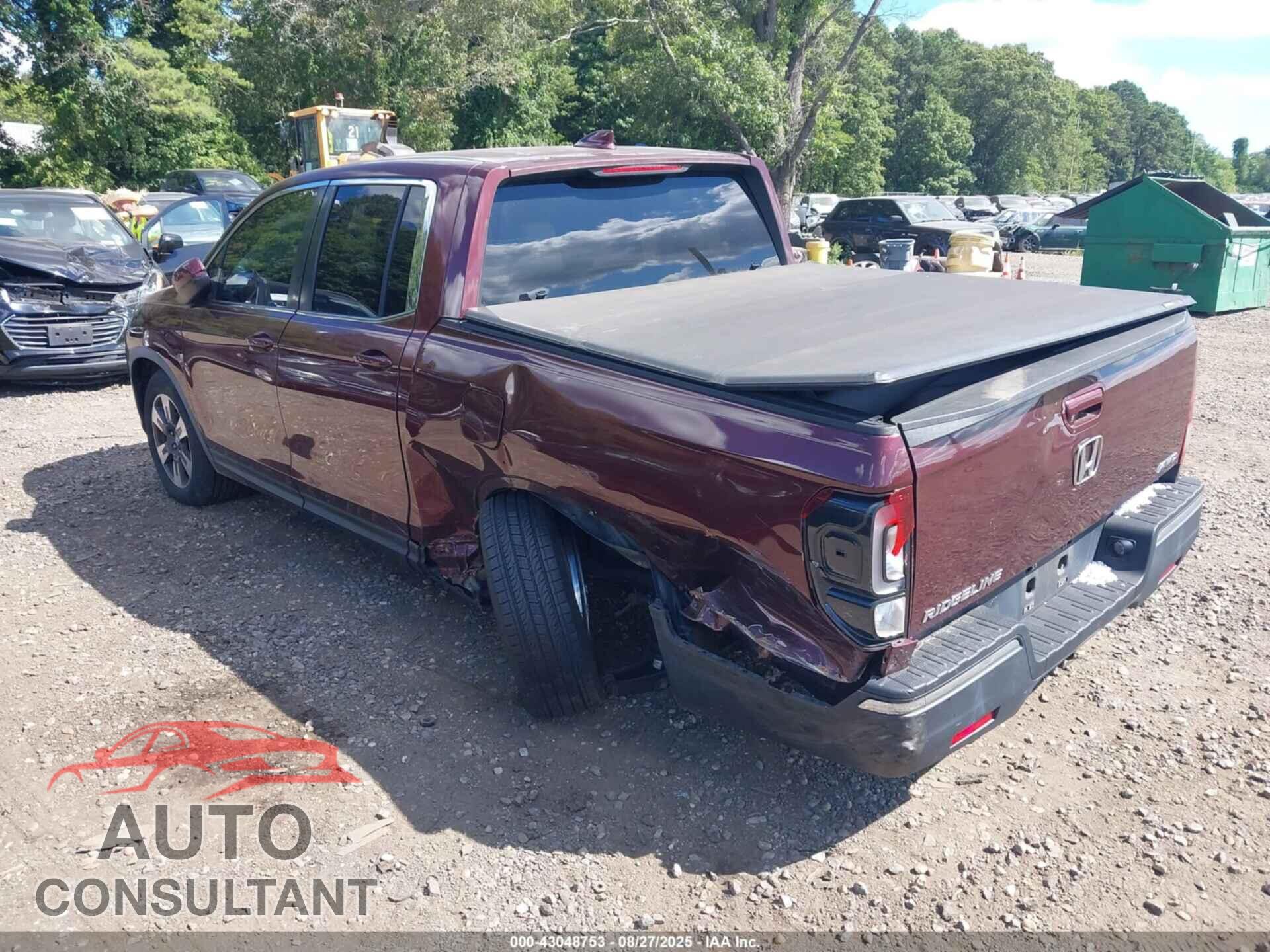 HONDA RIDGELINE 2017 - 5FPYK3F68HB009060
