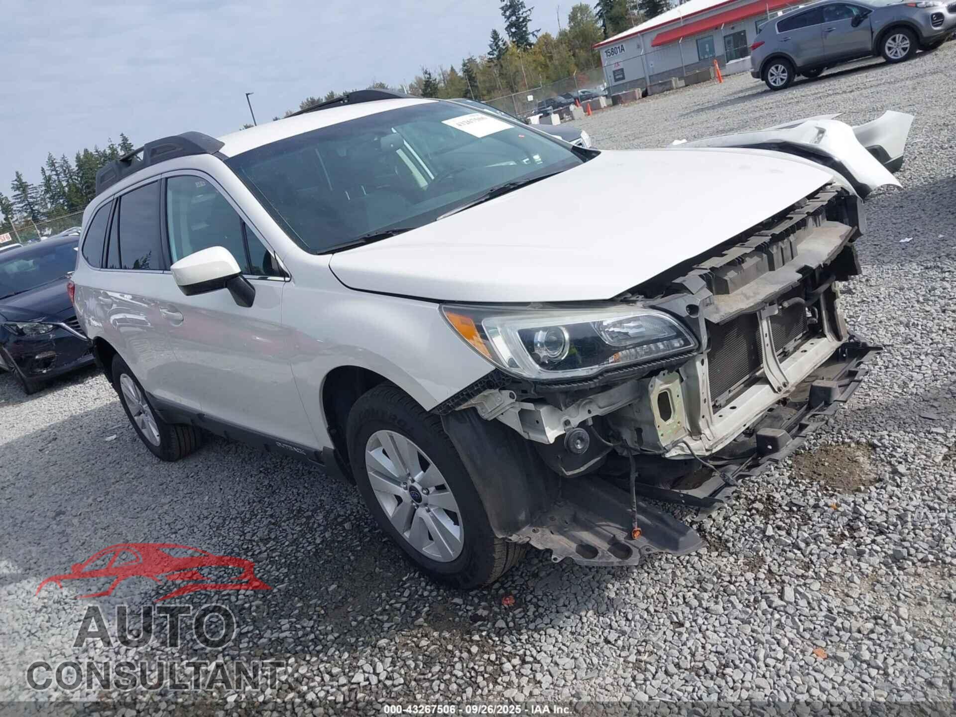 SUBARU OUTBACK 2016 - 4S4BSACC2G3256529