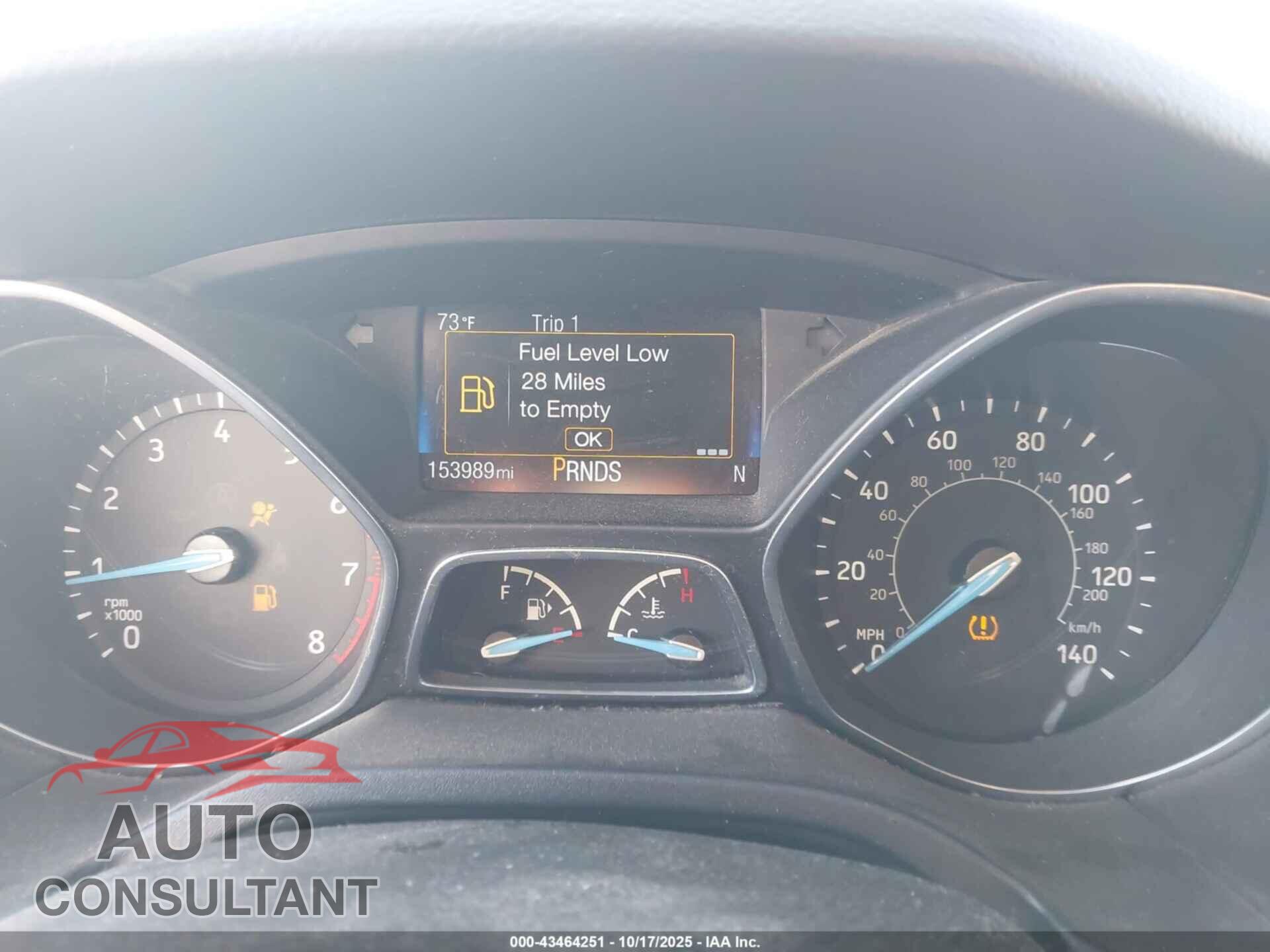FORD FOCUS 2016 - 1FADP3J29GL319037