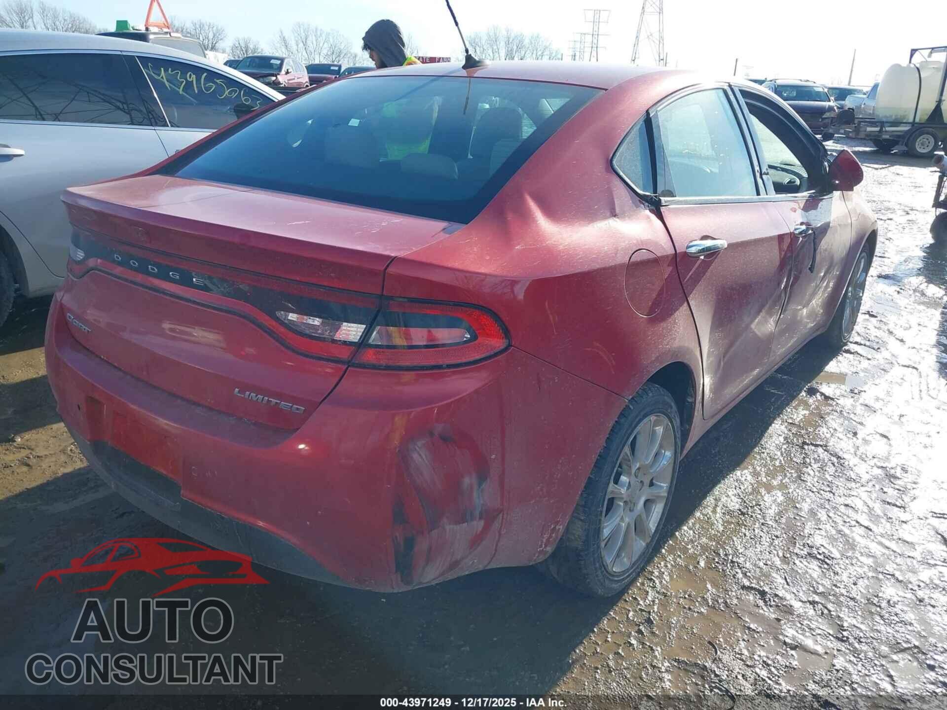 DODGE DART 2013 - 1C3CDFCA4DD216669