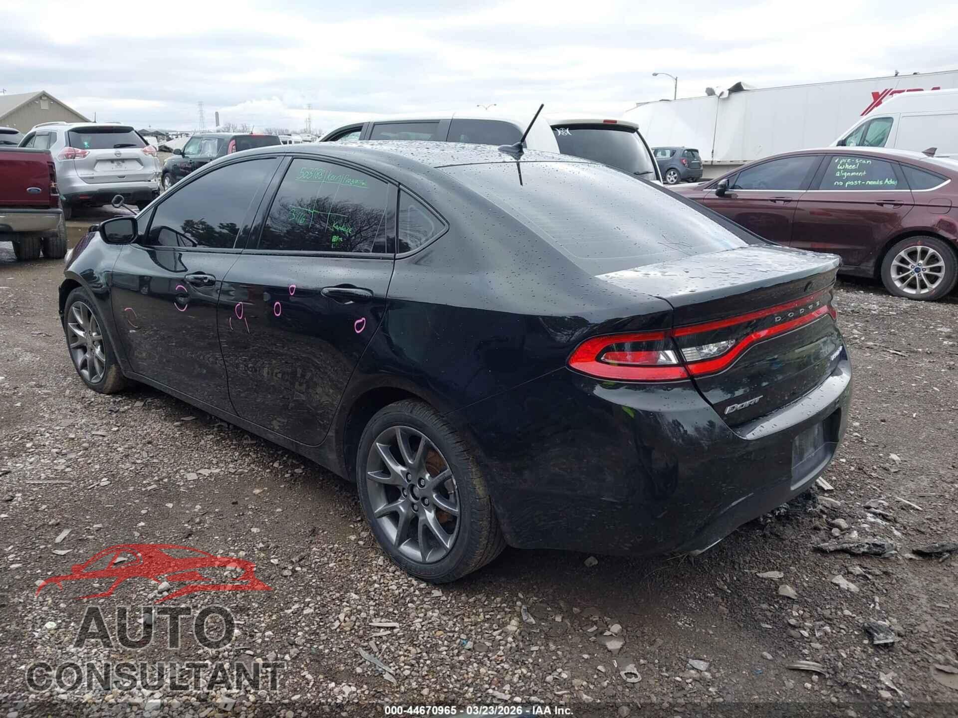DODGE DART 2015 - 1C3CDFBB5FD132082