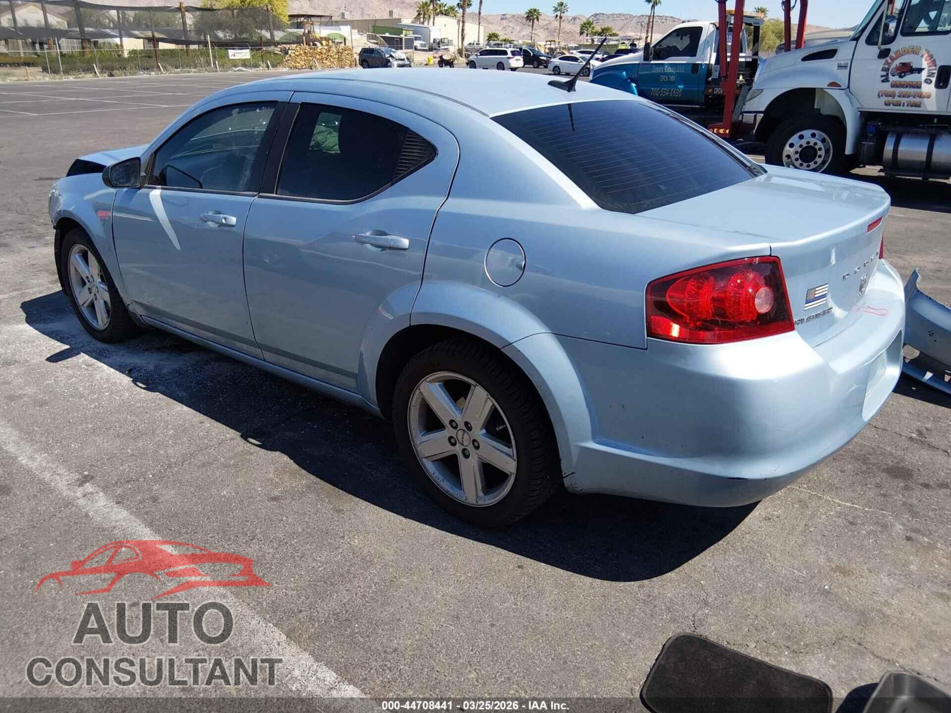 DODGE AVENGER 2013 - 1C3CDZAB4DN660657