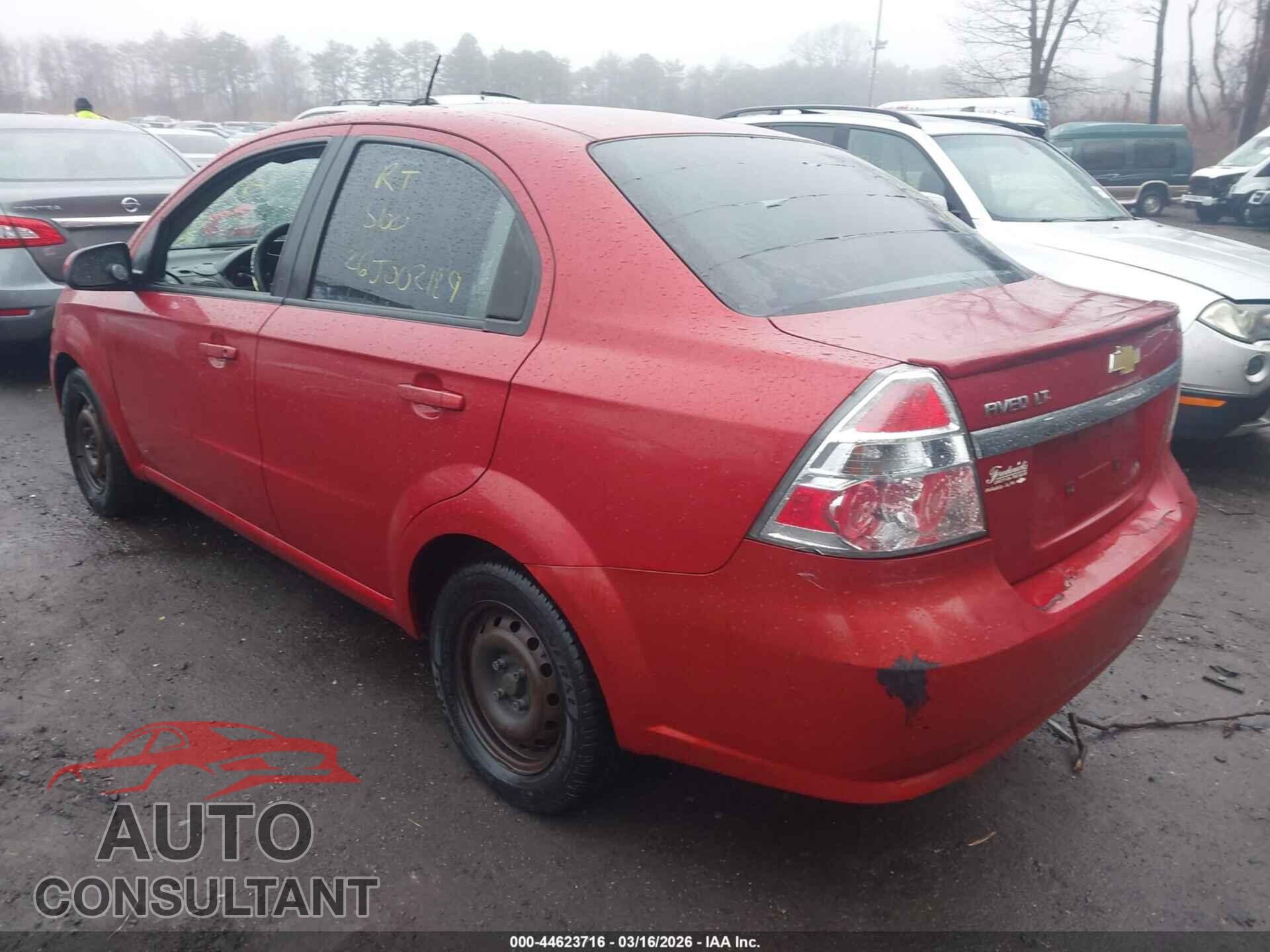 CHEVROLET AVEO 2010 - KL1TD5DEXAB124567