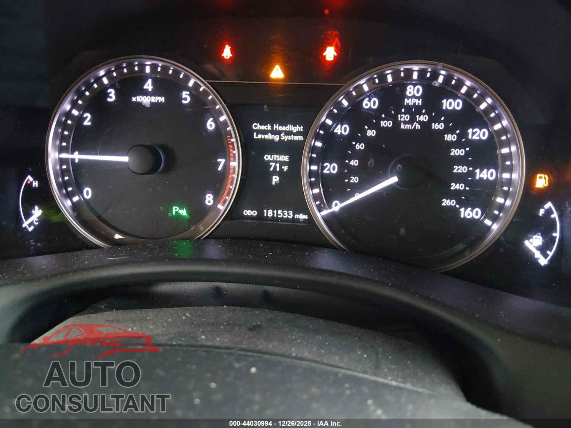 LEXUS GS 2013 - JTHCE1BL0D5012460